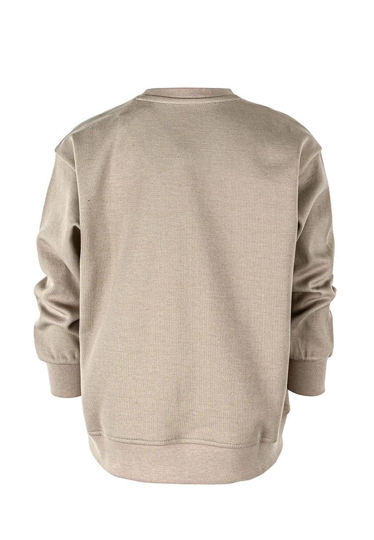 Osella Kids Oversized Sweatshirt In Beige