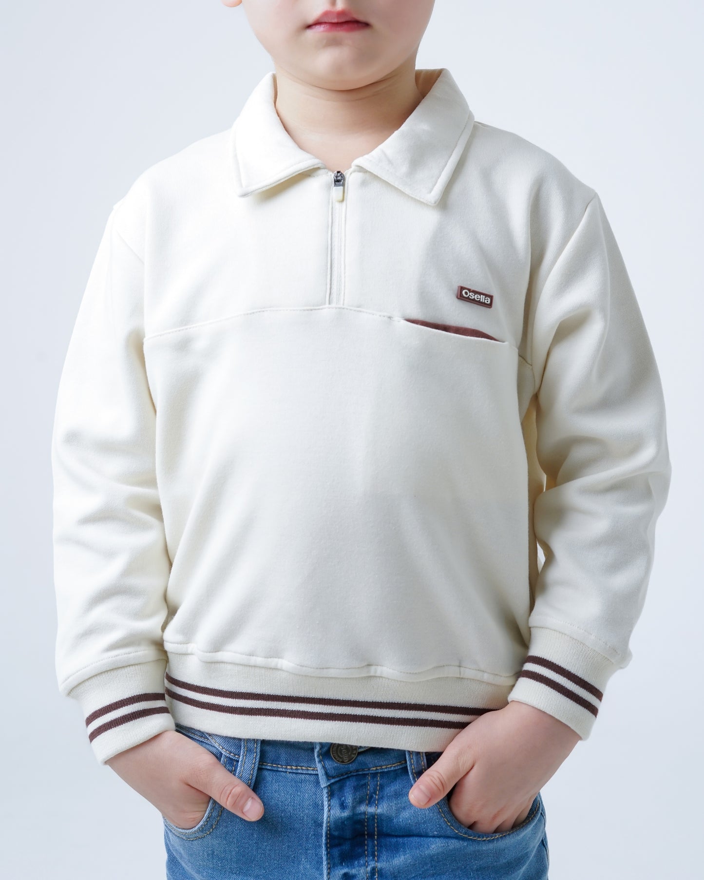 Osella Kids Half Zip Danball Sweatshirt