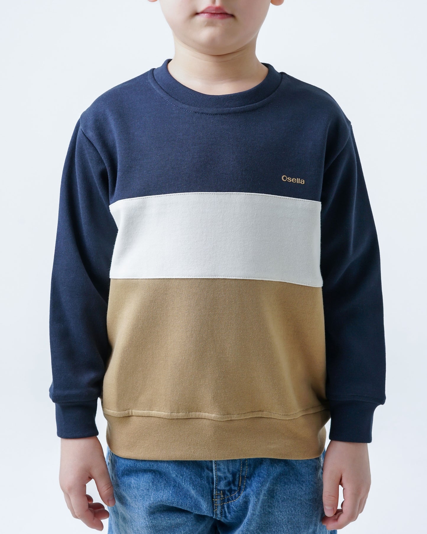 Osella Kids Tri-Color Danball Sweatshirt