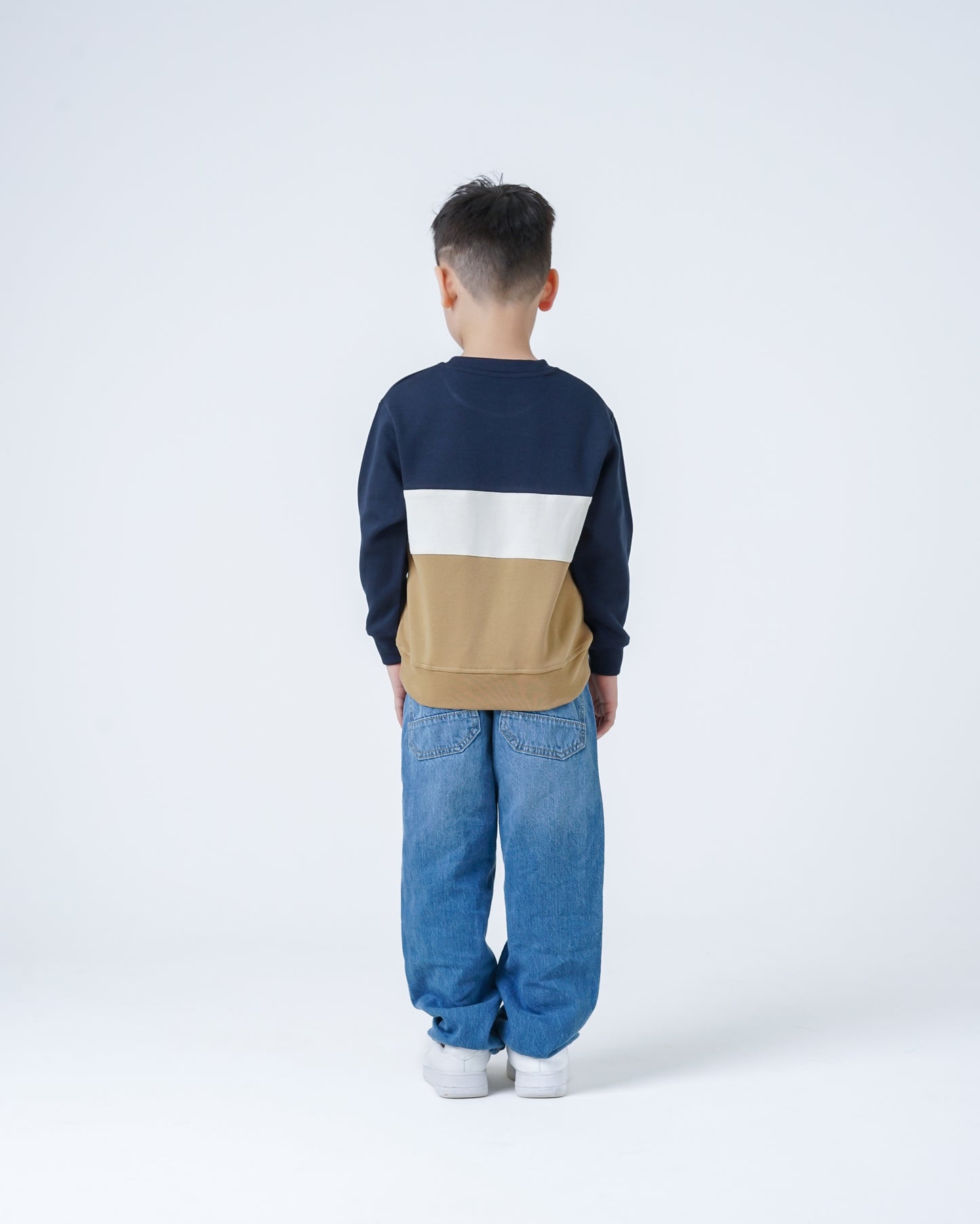 Osella Kids Tri-Color Danball Sweatshirt