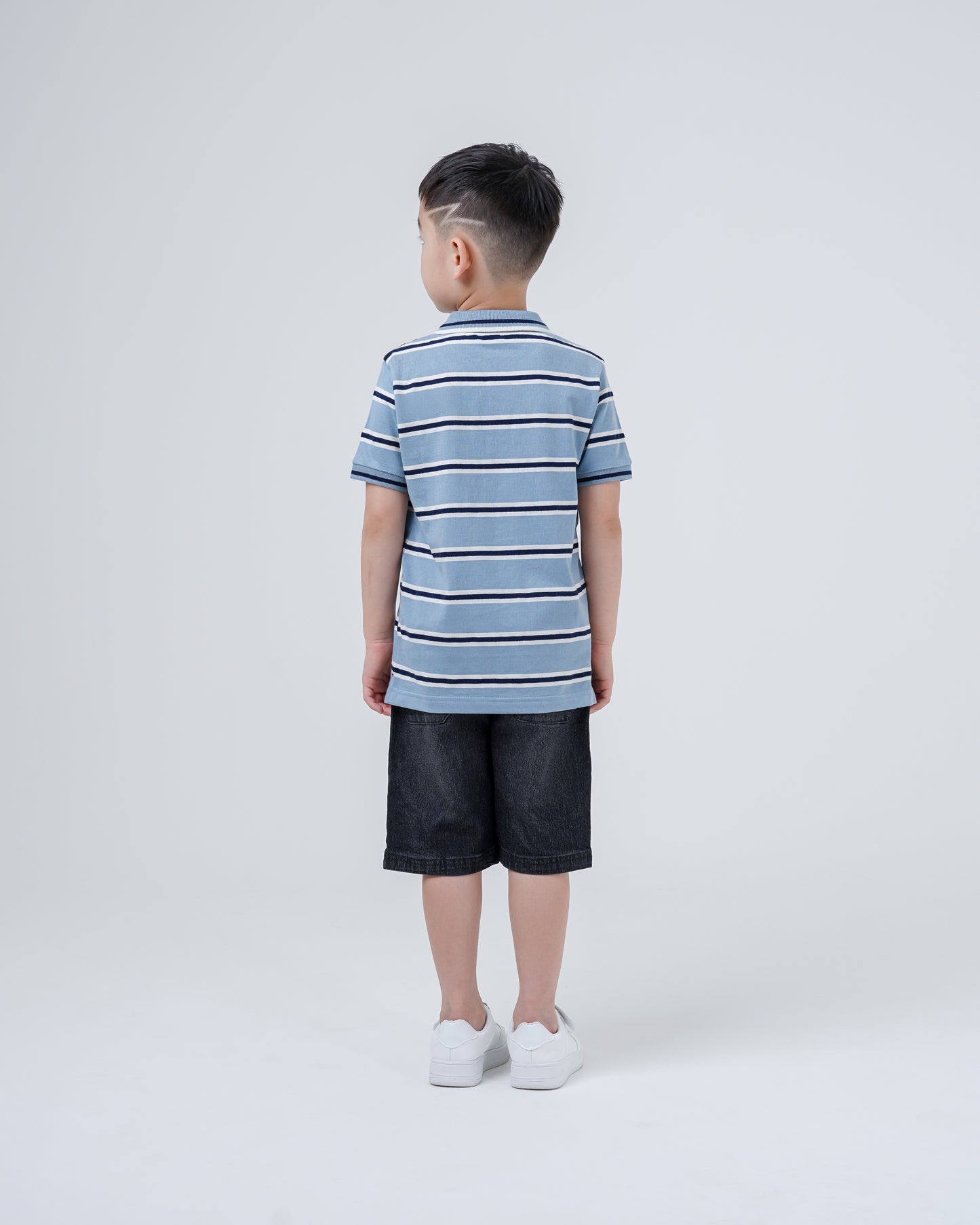 Osella Kids Beaky Regular Fit Stripe Polo Shirt