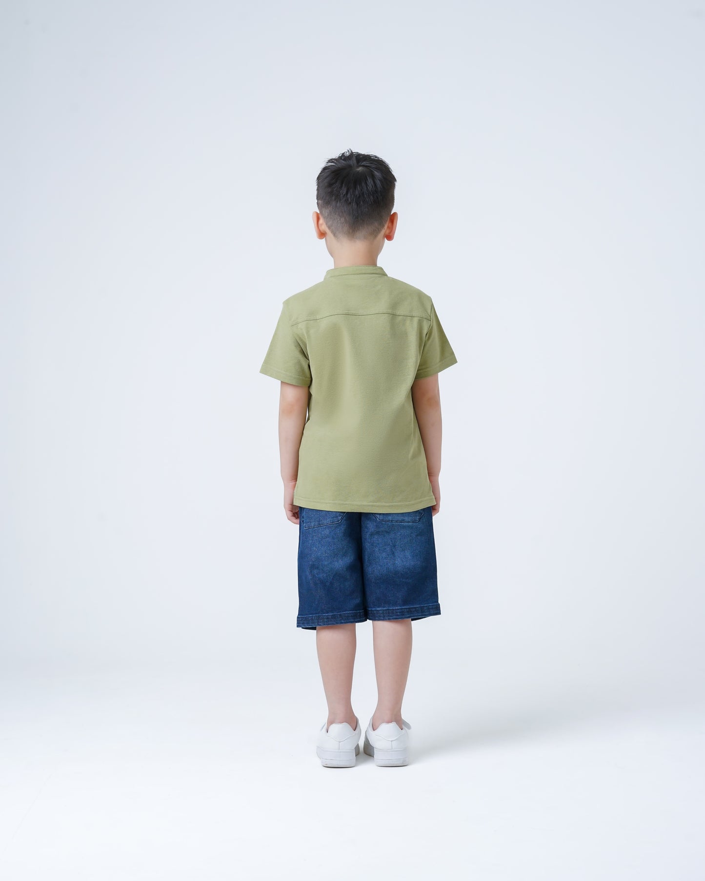 Osella Kids Maaz Henley Knit Top With Zipper Opening