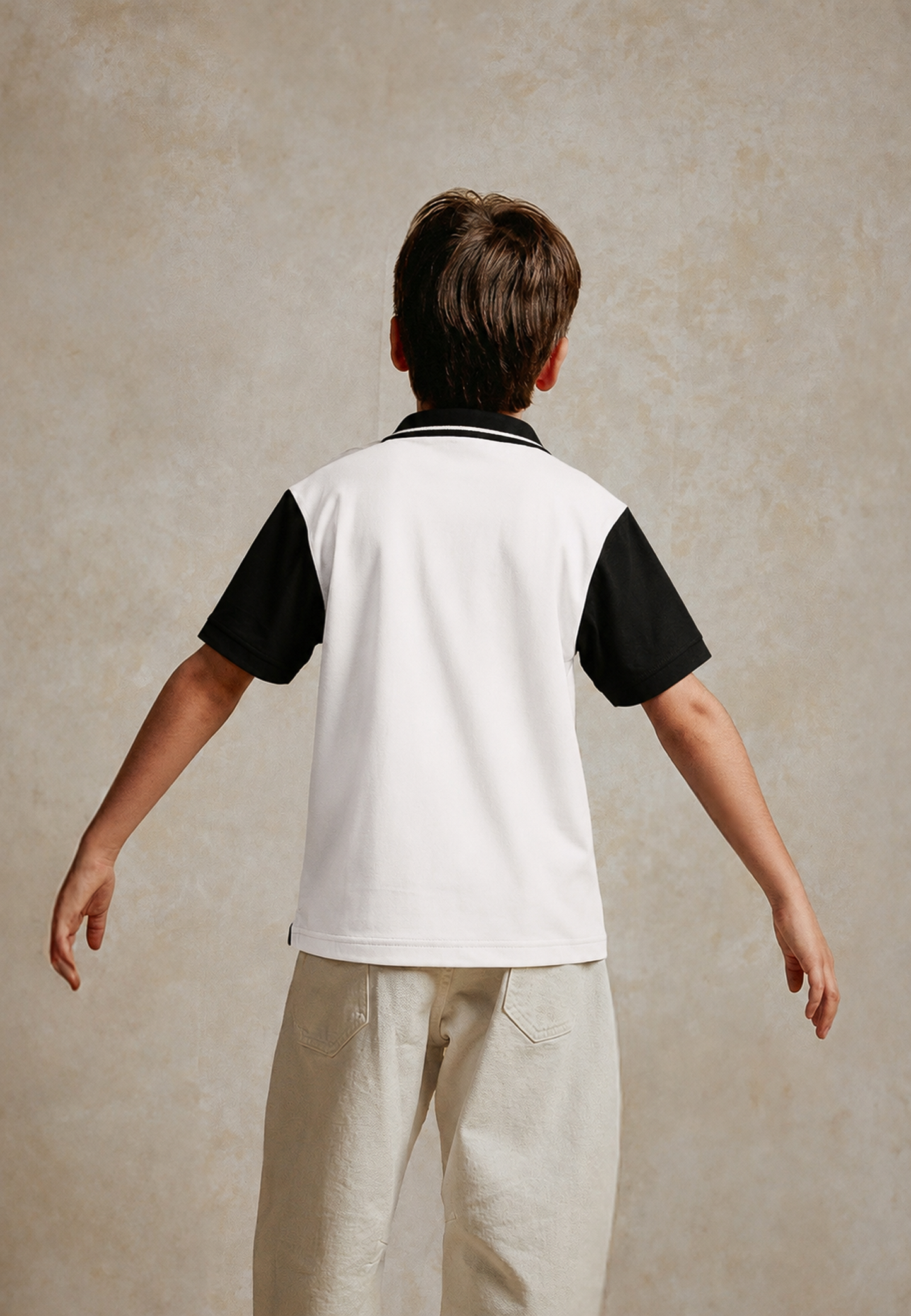 Osella Kids Charles Polo Shirt in Ivory