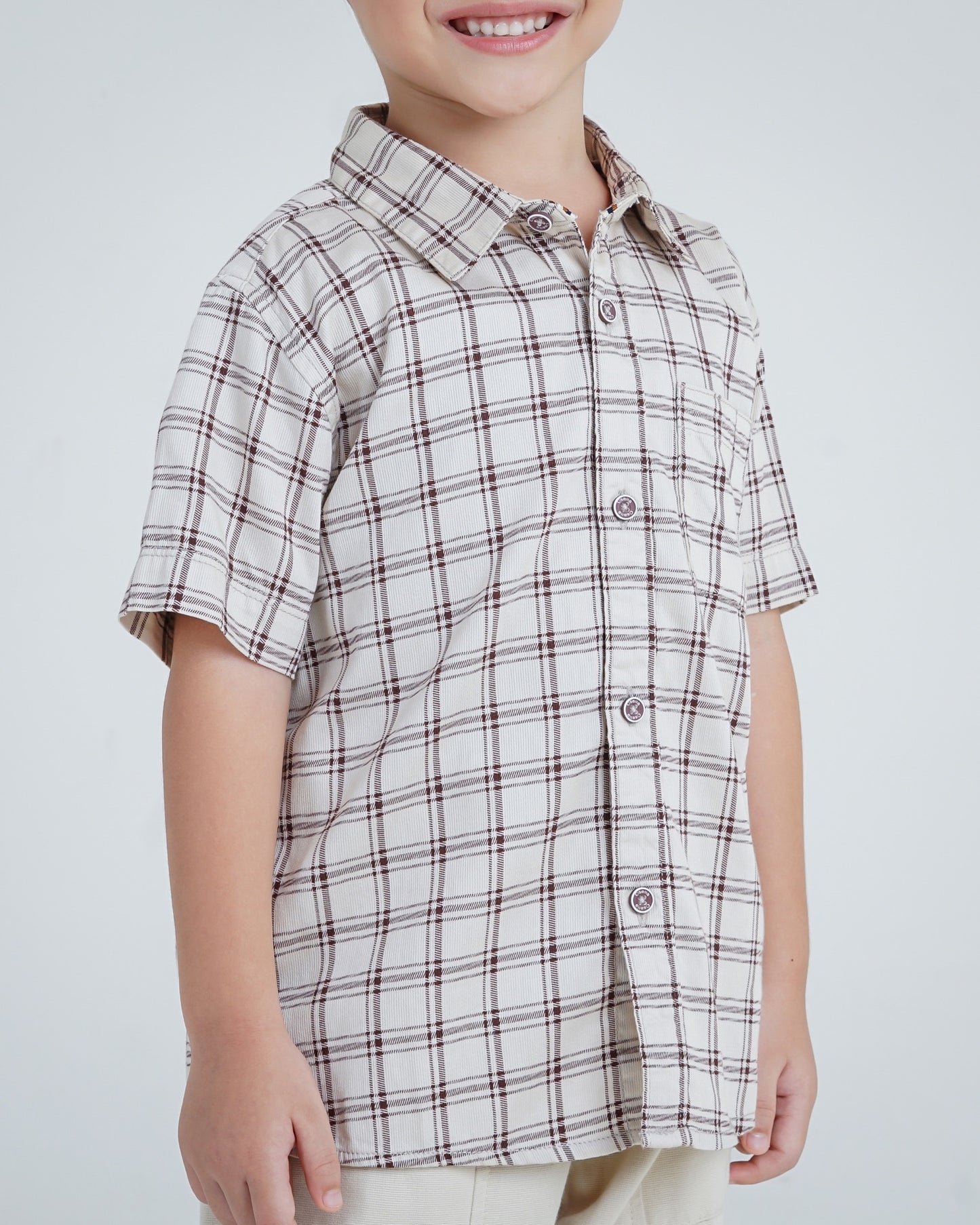 Osella Kids Jiminy Regular Fit Checkered Shirt