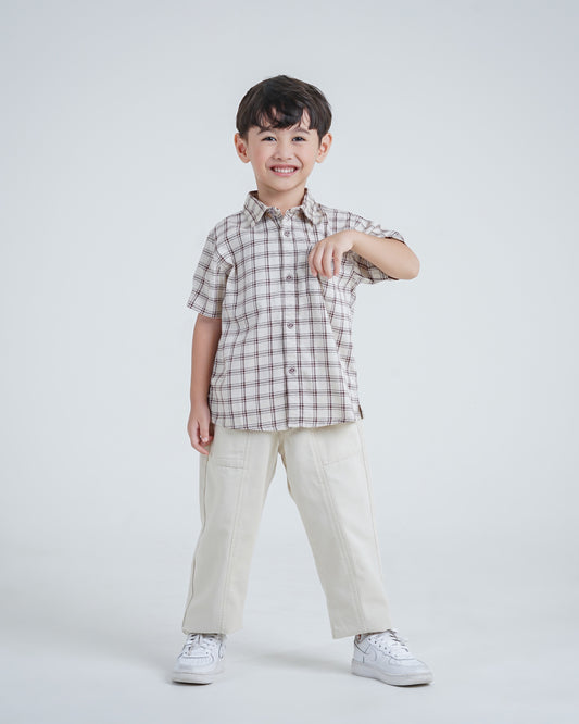 Osella Kids Jiminy Regular Fit Checkered Shirt