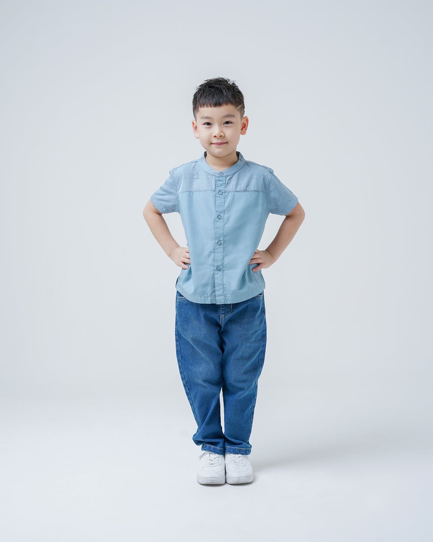 Osella Kids Lateef Regular Fit Koko Short Shirt