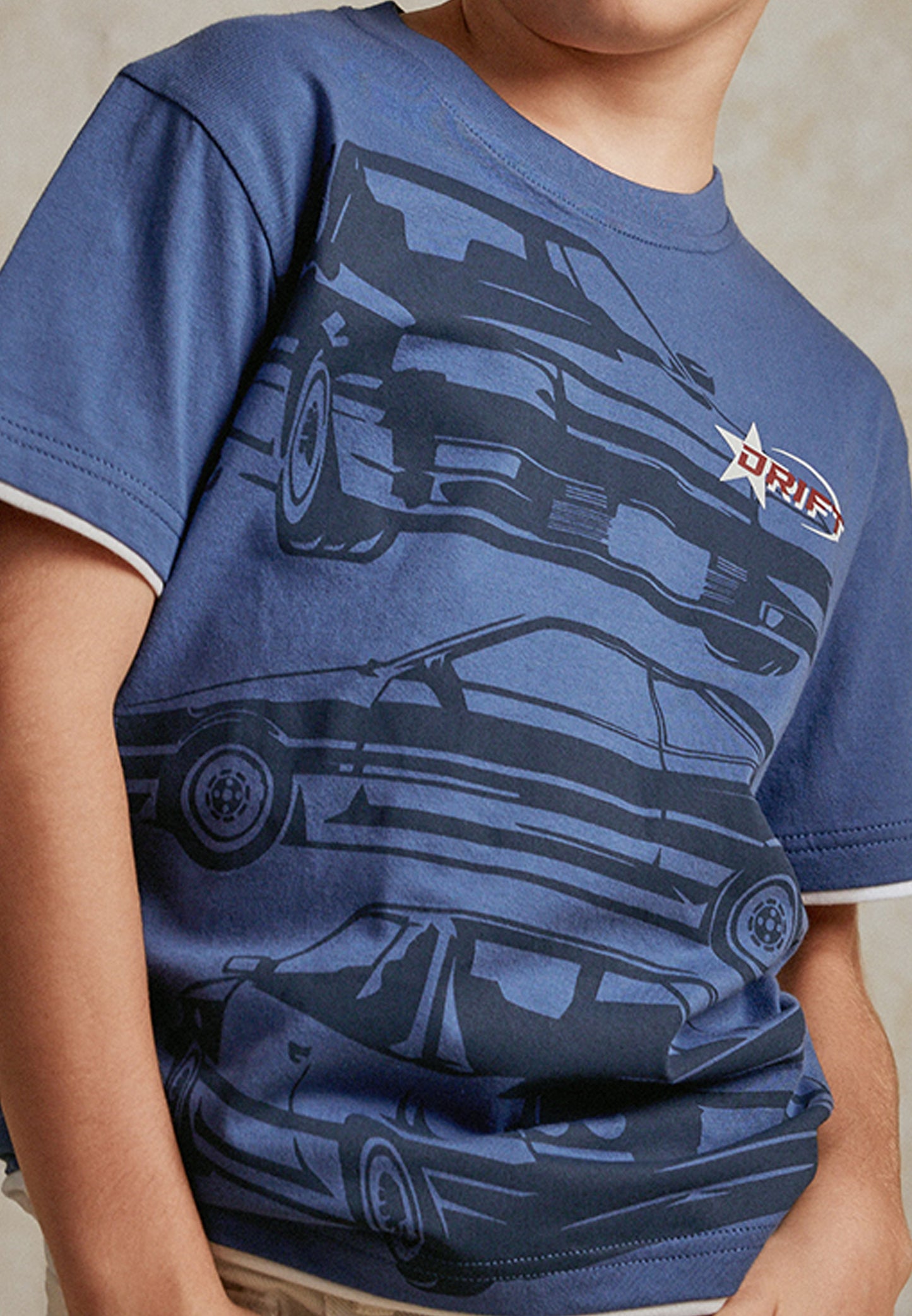 Osella Kids Dash T-shirt Print in Blue