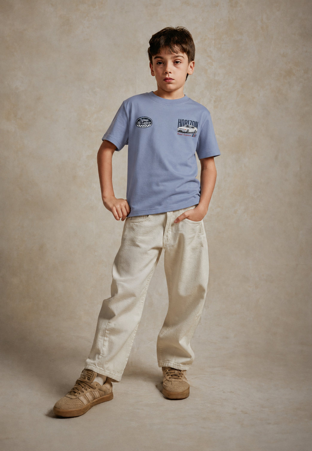 Osella Dante T-shirt Print in Aqua