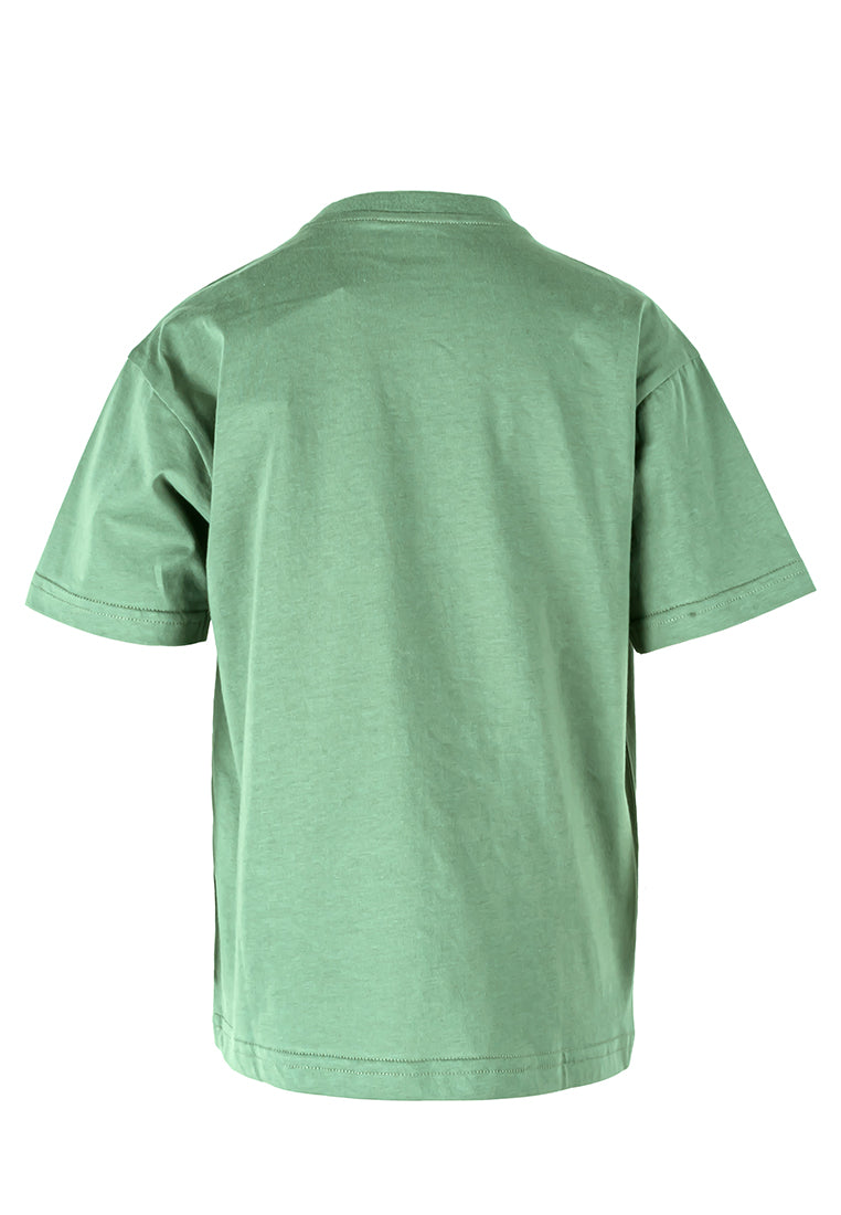 Osella Kids Relaxed Fit Graphic T-Shirt In Lafayette Green