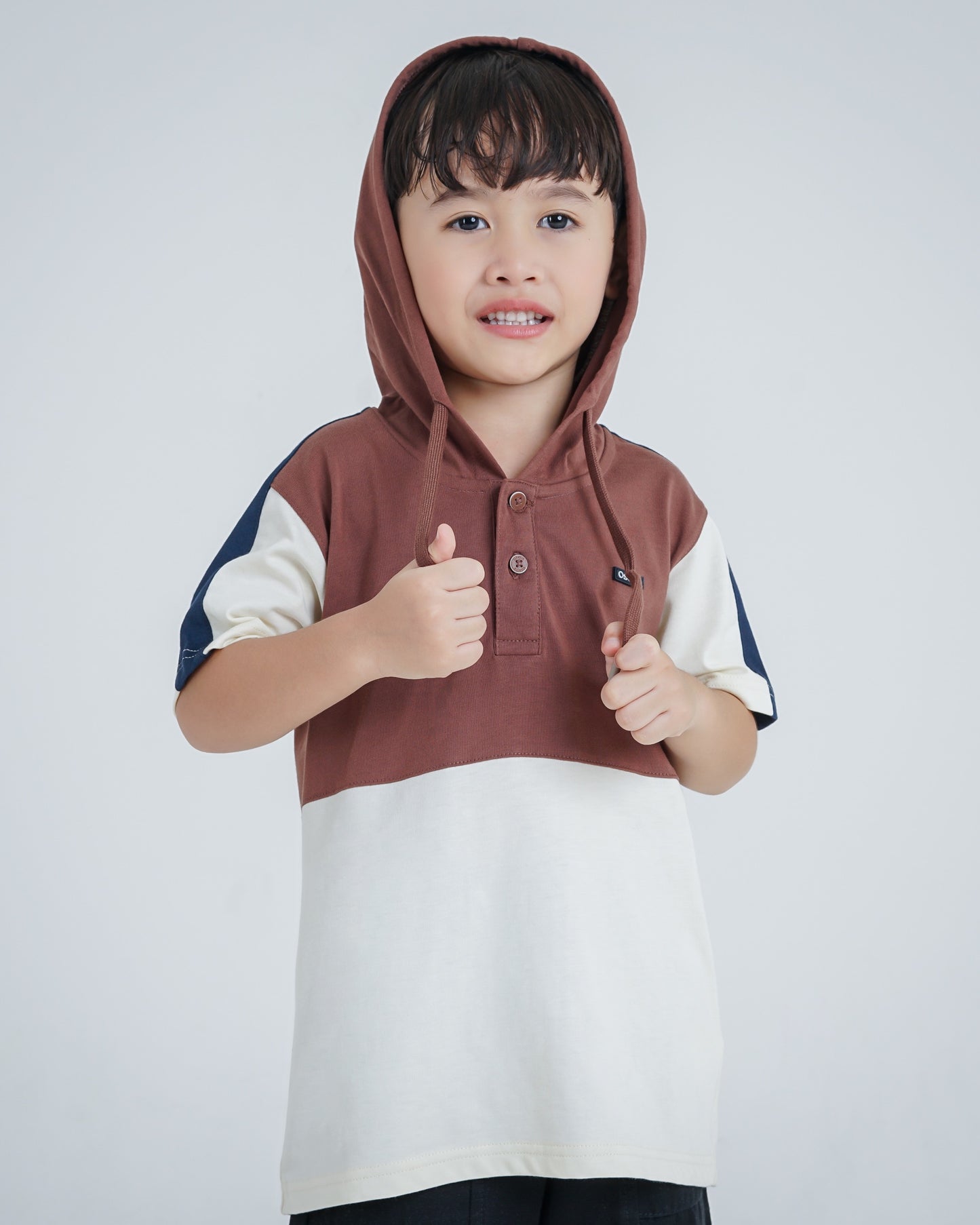 Osella Kids Elordi Hoodie Dual Color T-Shirt