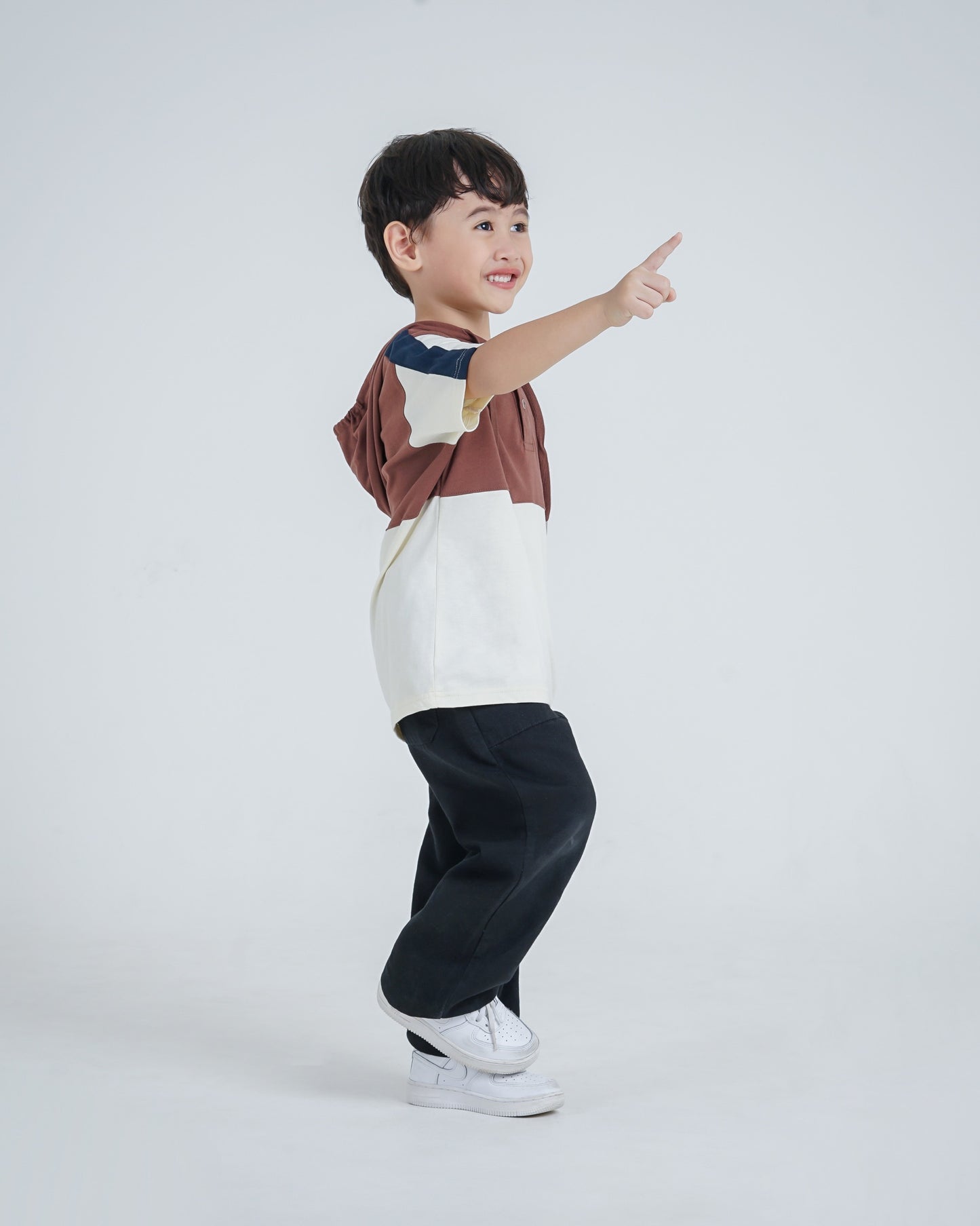 Osella Kids Elordi Hoodie Dual Color T-Shirt