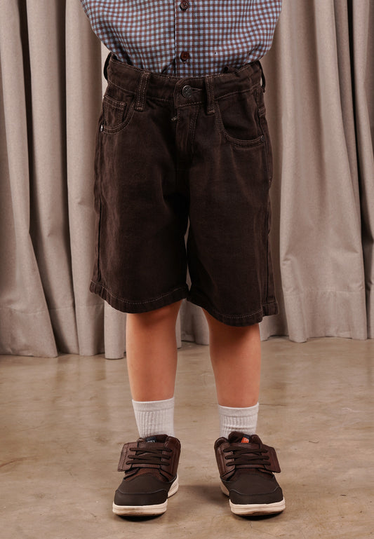 Osella Kids Dyed Denim Short Pants