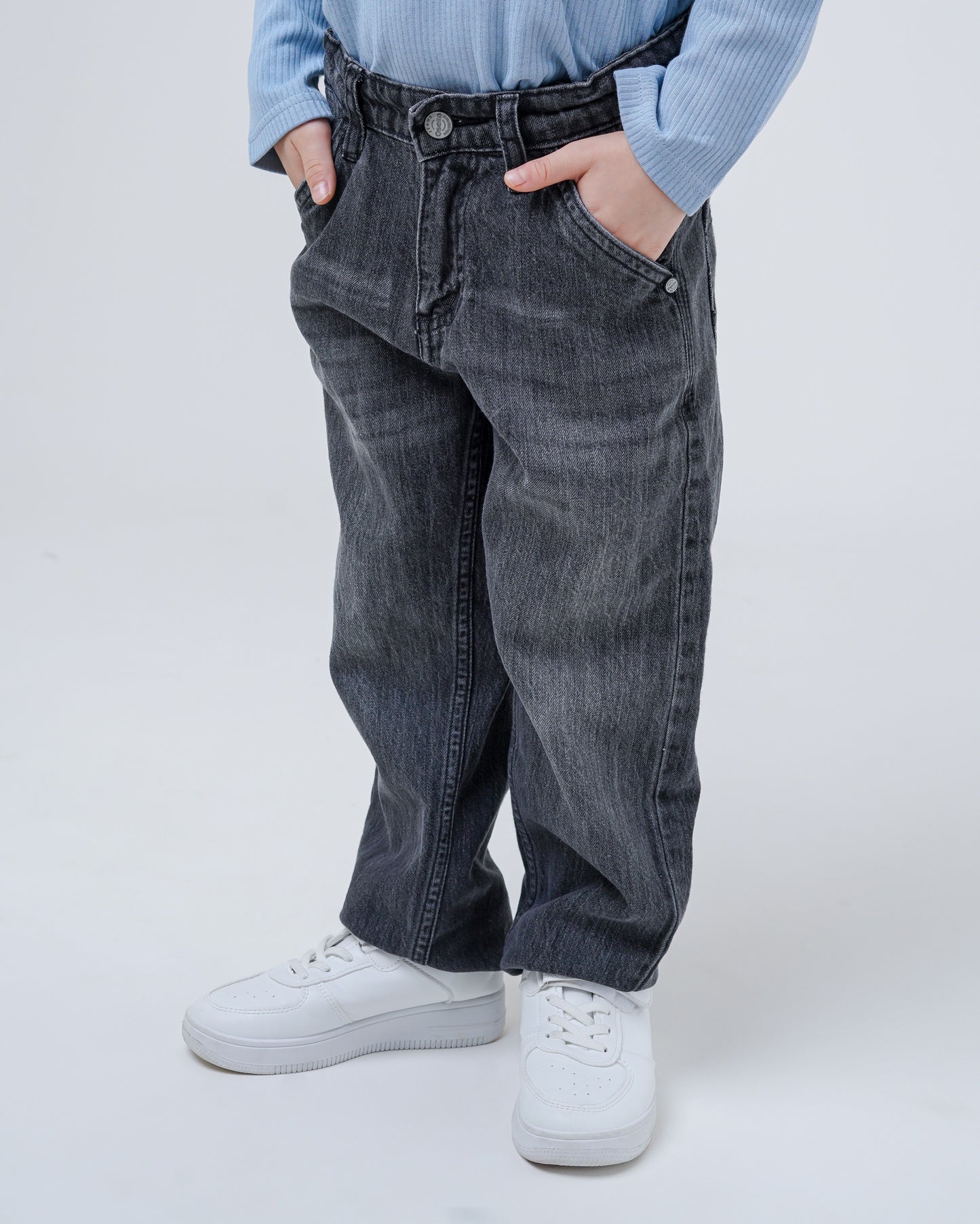 Osella Kids Torrence Baggy Fit Denim Pants