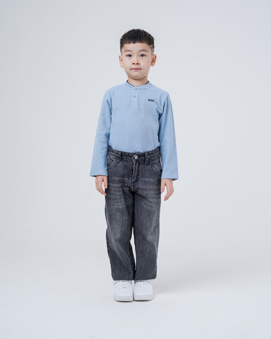Osella Kids Torrence Baggy Fit Denim Pants