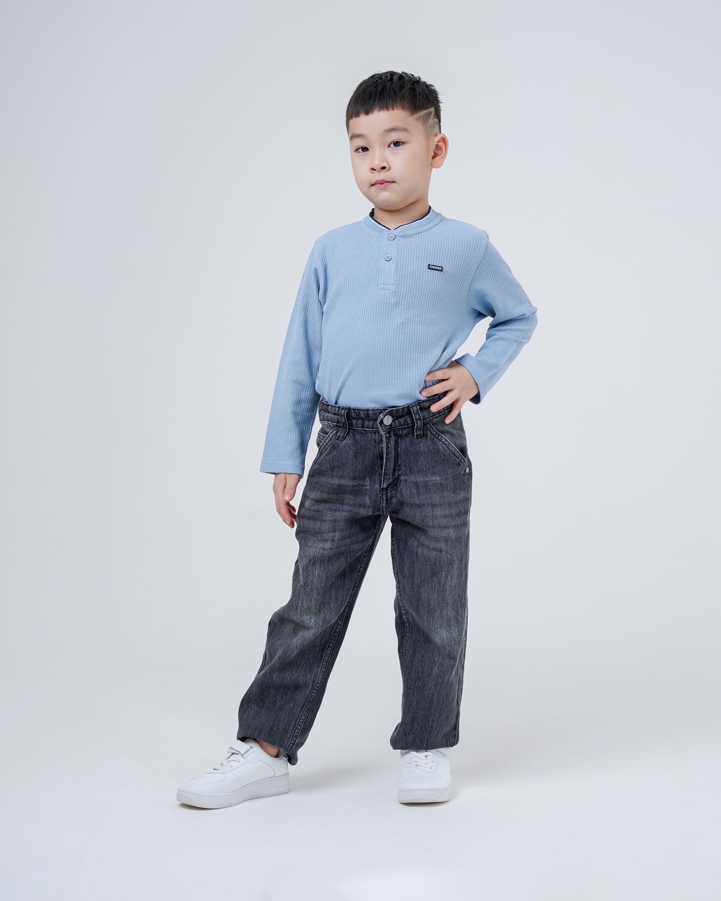 Osella Kids Torrence Baggy Fit Denim Pants