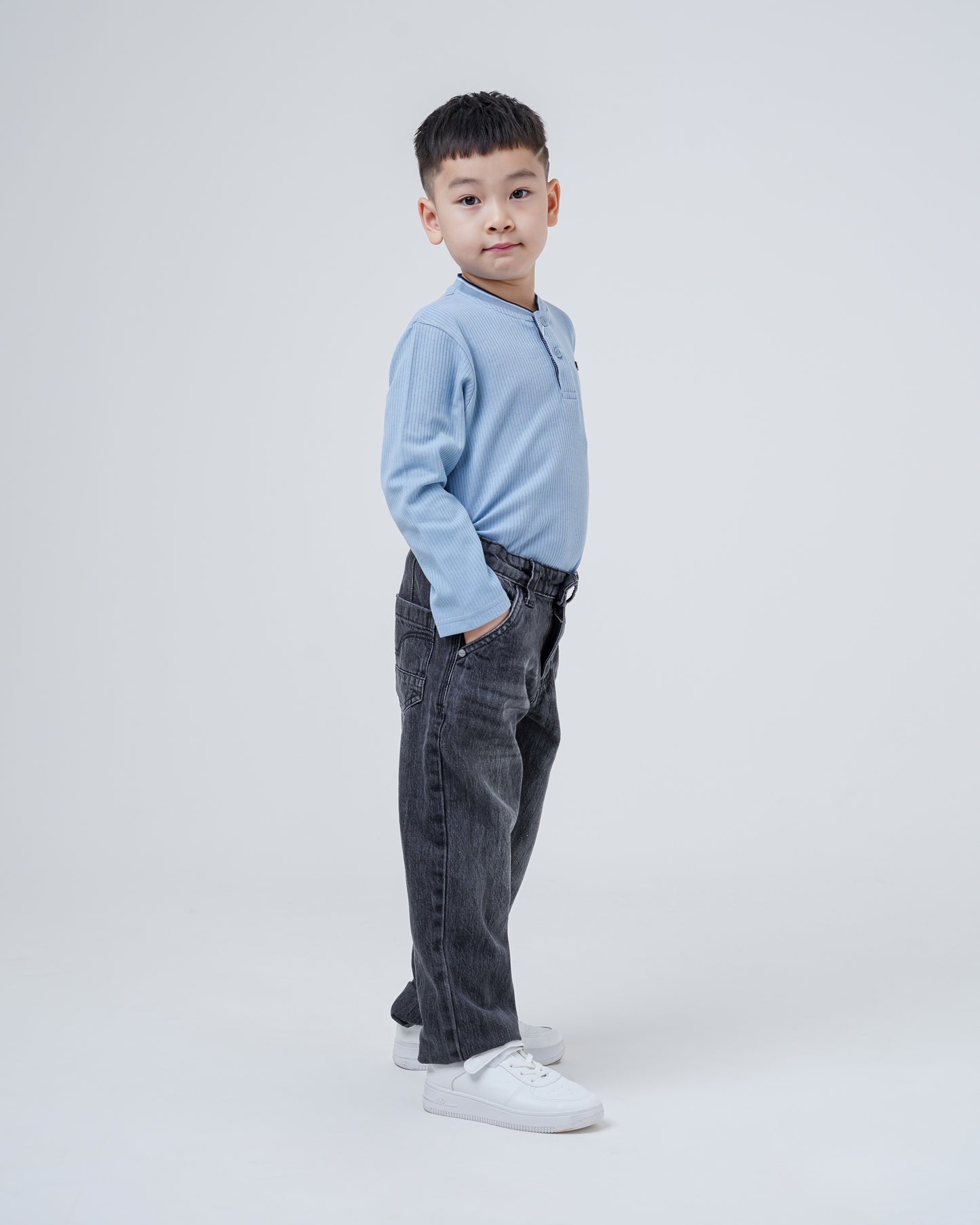 Osella Kids Torrence Baggy Fit Denim Pants