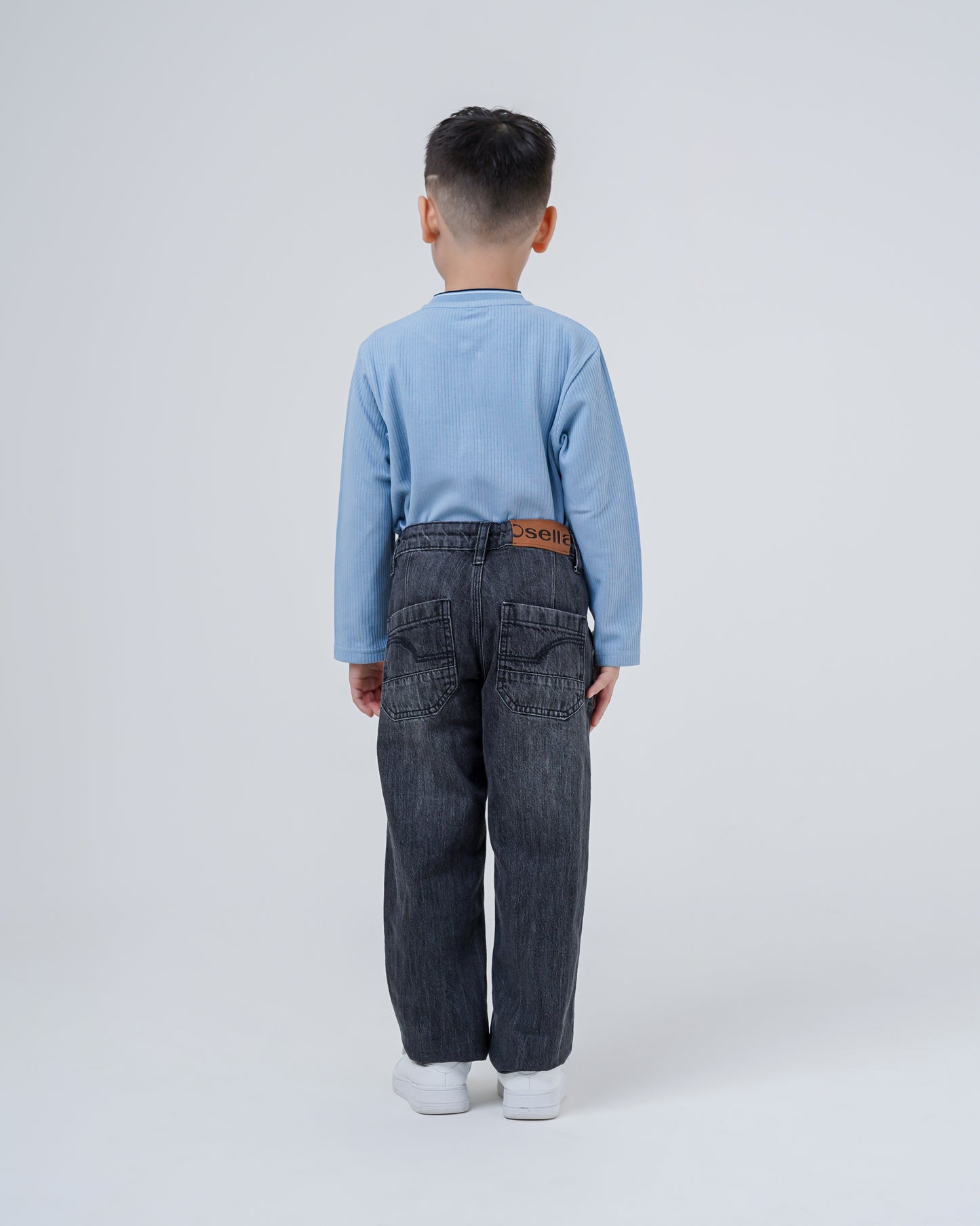 Osella Kids Torrence Baggy Fit Denim Pants