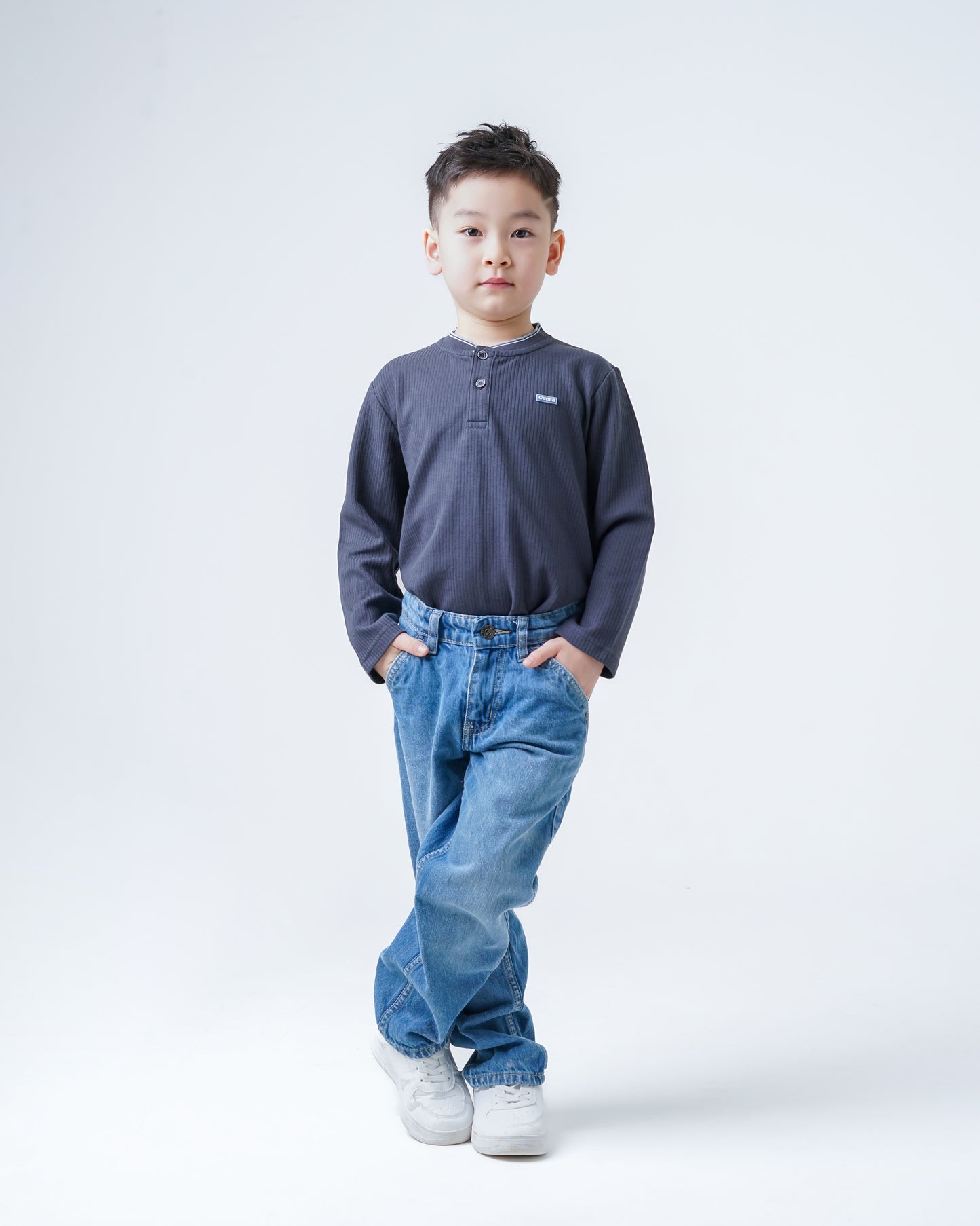 Osella Kids Torrence Baggy Fit Denim Pants
