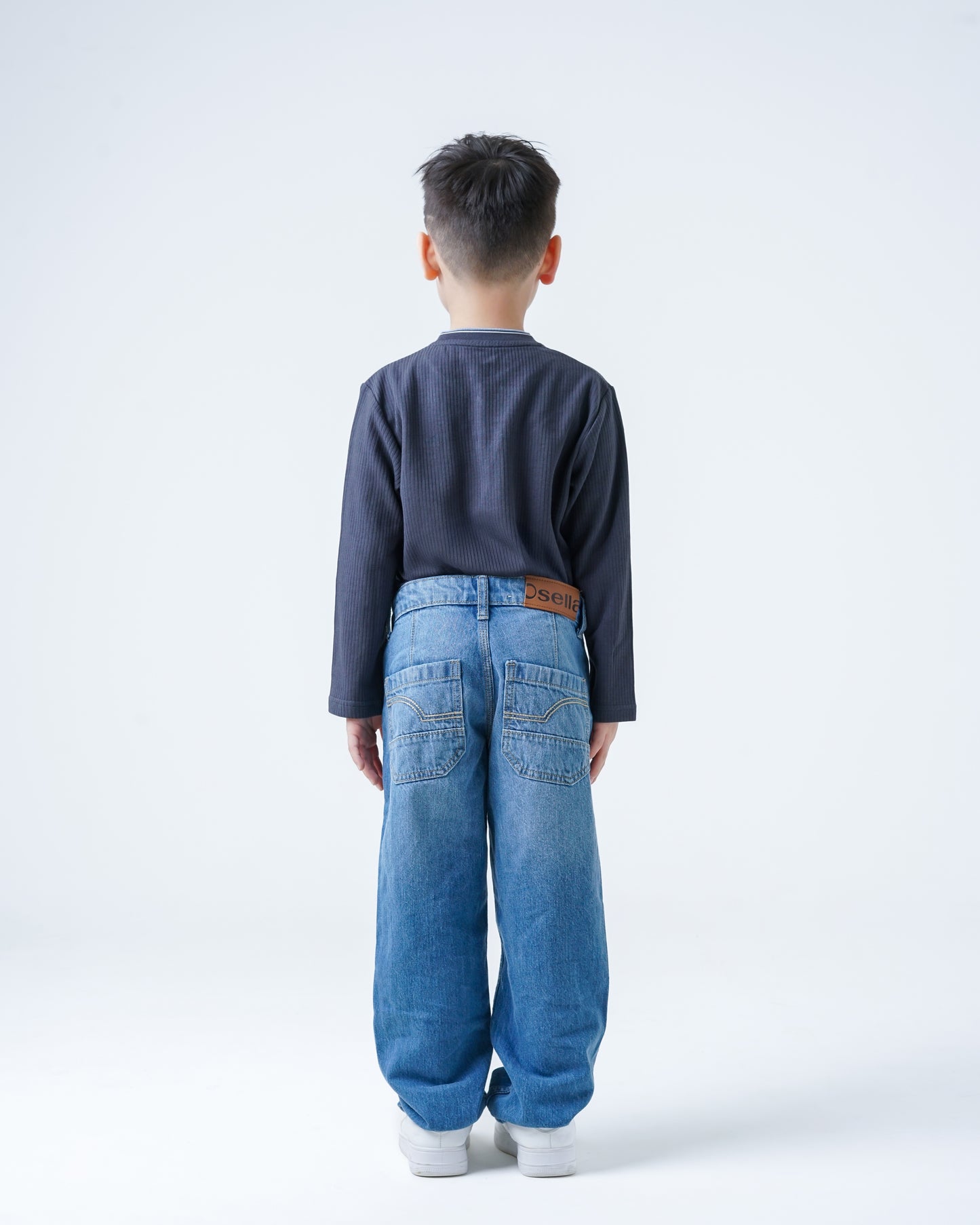Osella Kids Torrence Baggy Fit Denim Pants