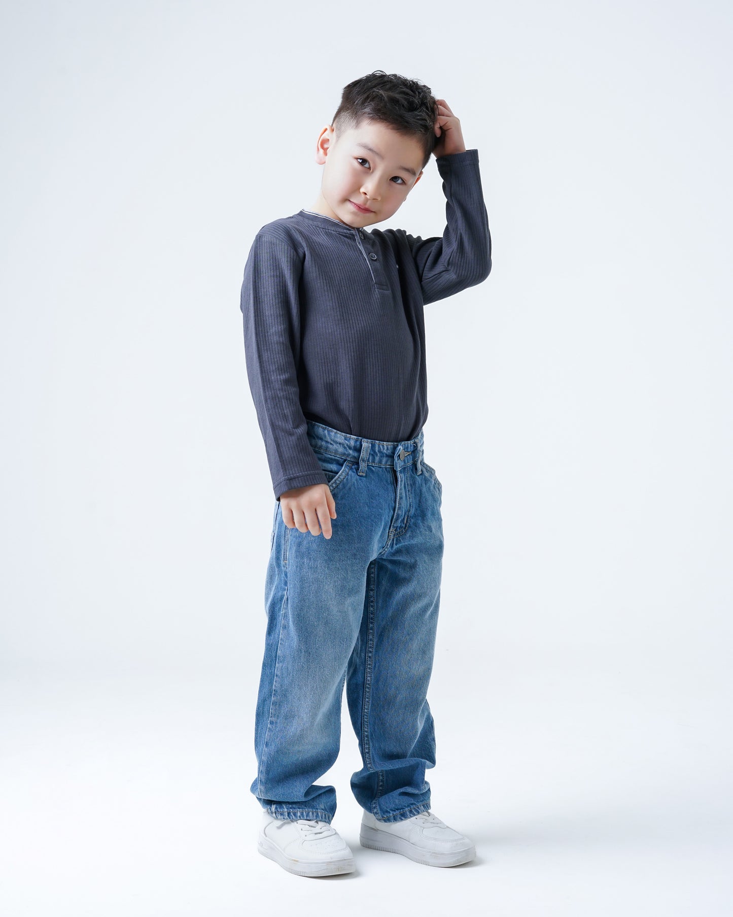 Osella Kids Torrence Baggy Fit Denim Pants