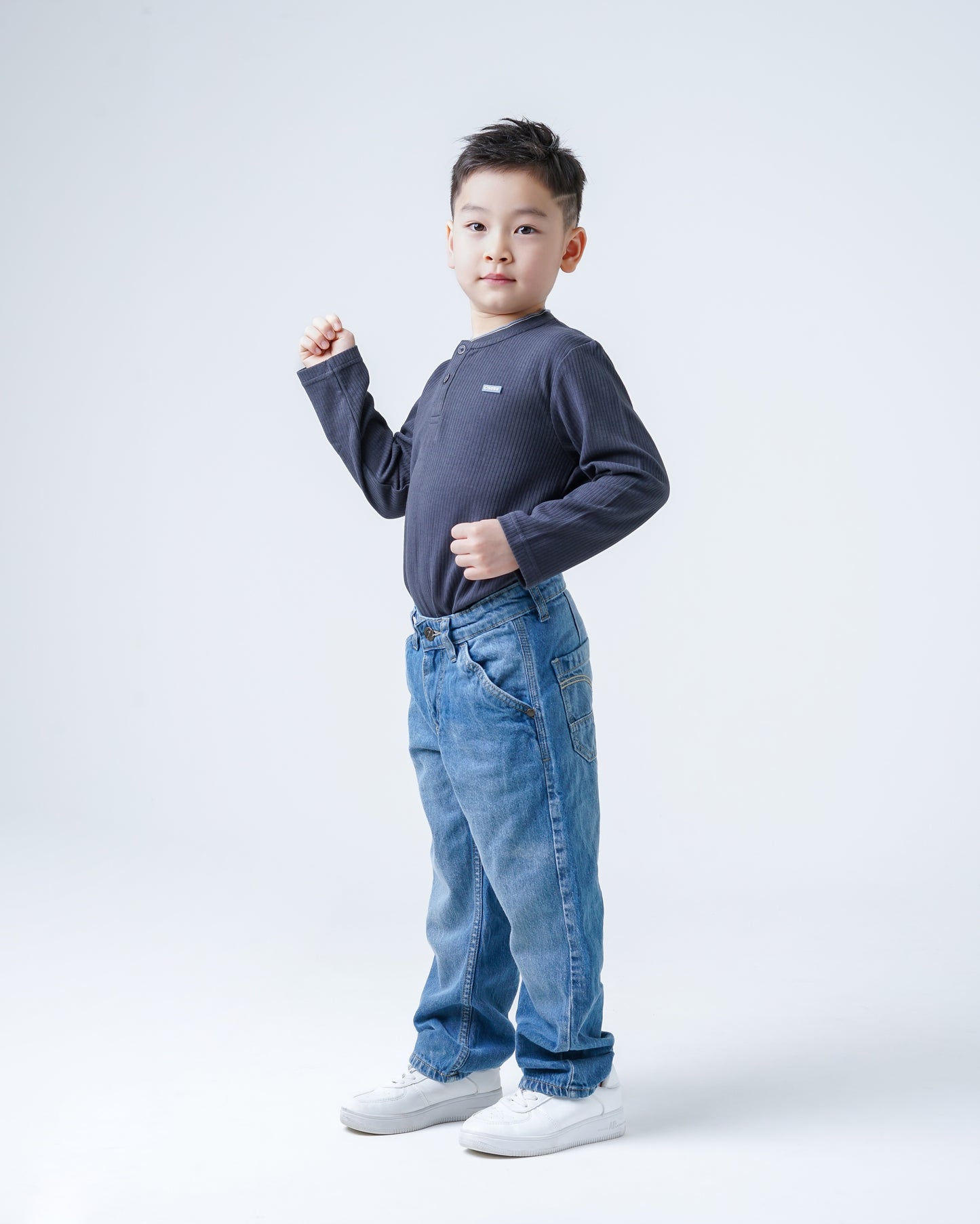 Osella Kids Torrence Baggy Fit Denim Pants