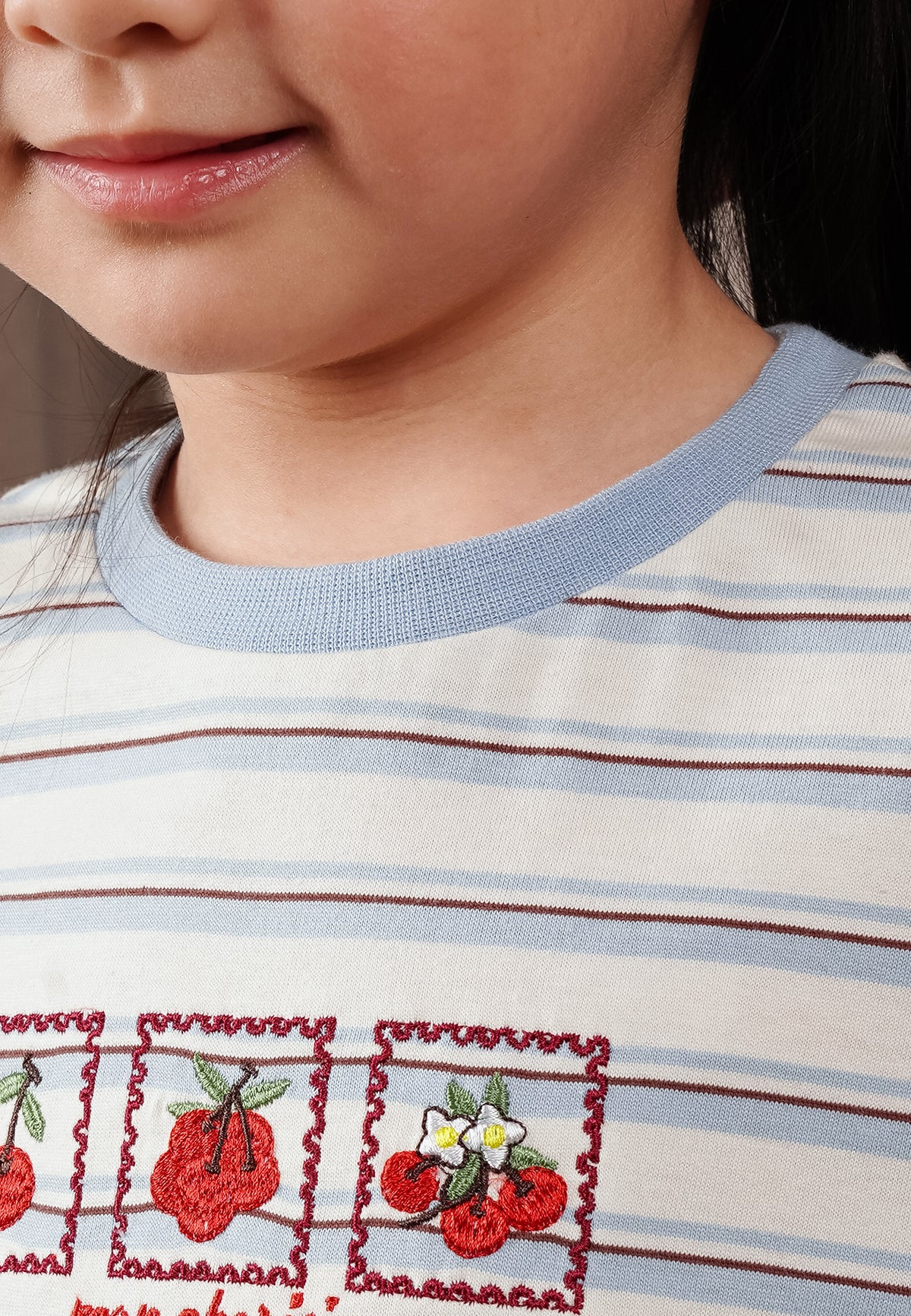 Osella Kids Bella Mixed-Stripe Ringer Dress