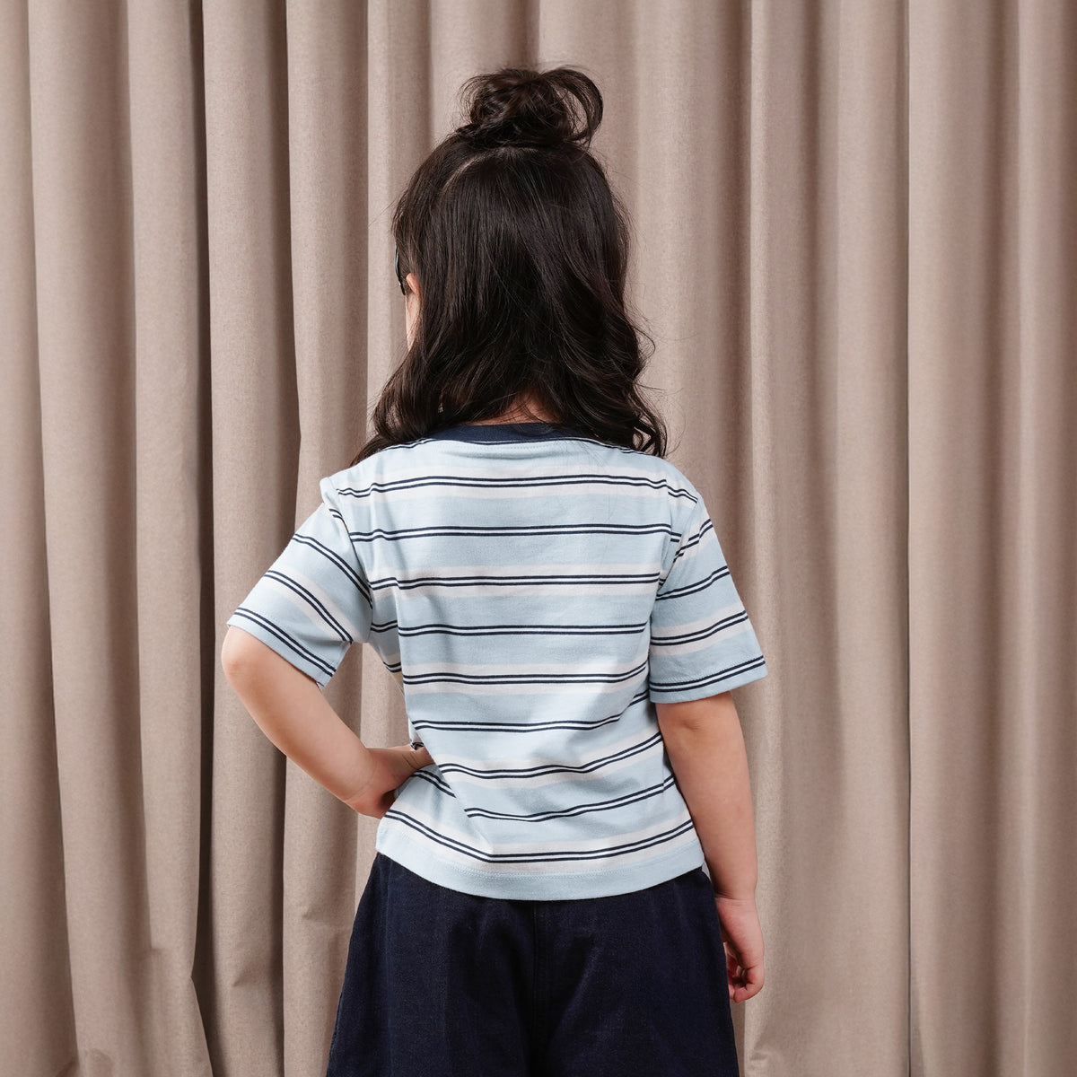 Osella Kids Ringer Cherry Stripe T-Shirt
