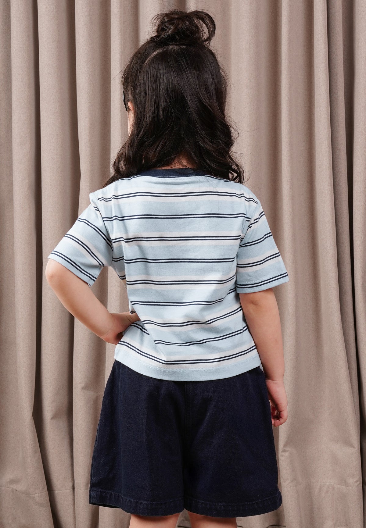 Osella Kids Ringer Cherry Stripe T-Shirt