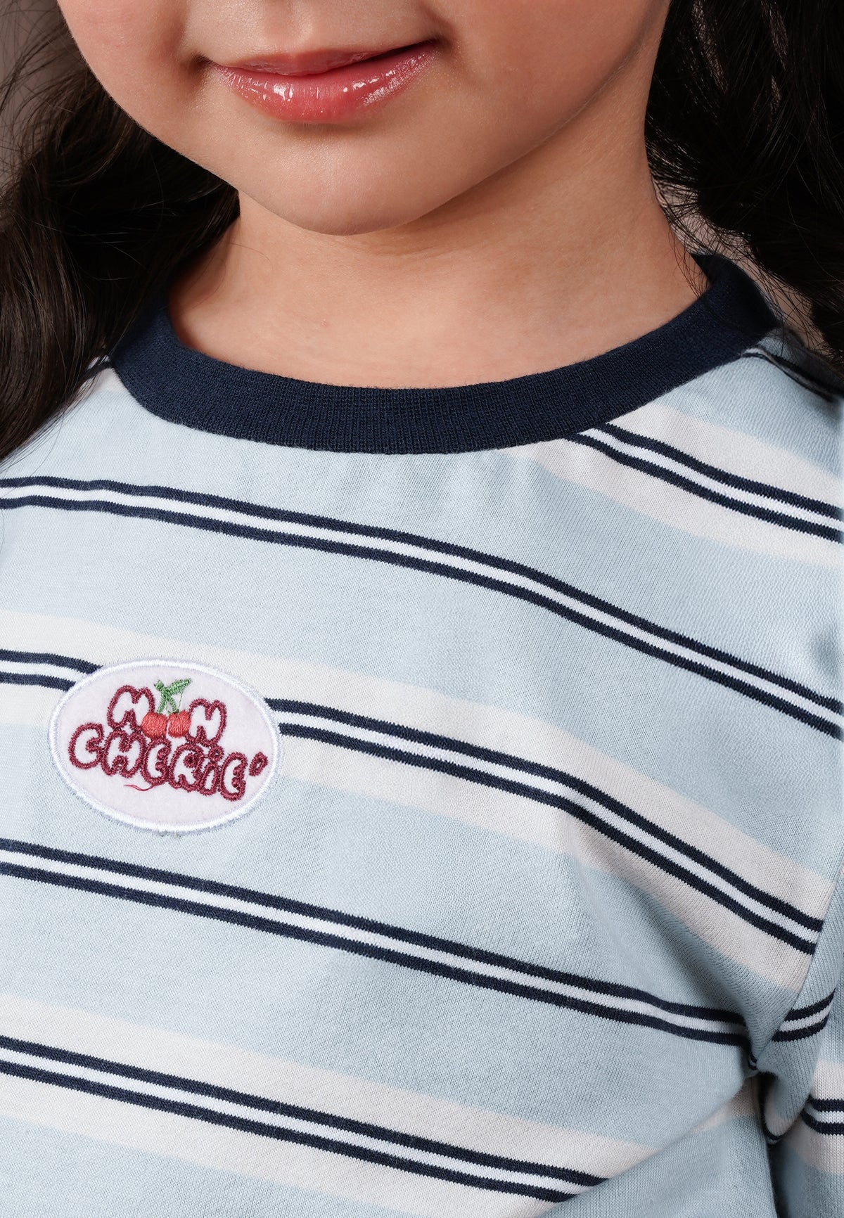 Osella Kids Ringer Cherry Stripe T-Shirt
