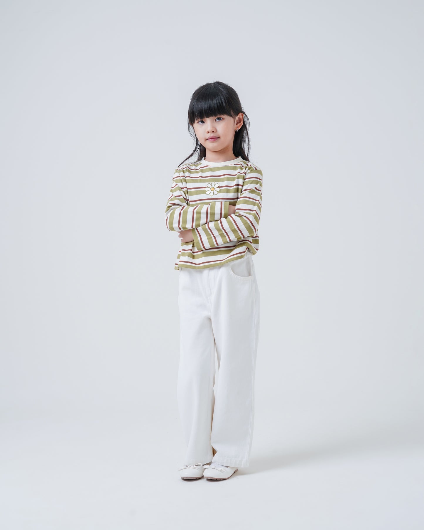 Osella Kids Daisy Dream Striped Tee
