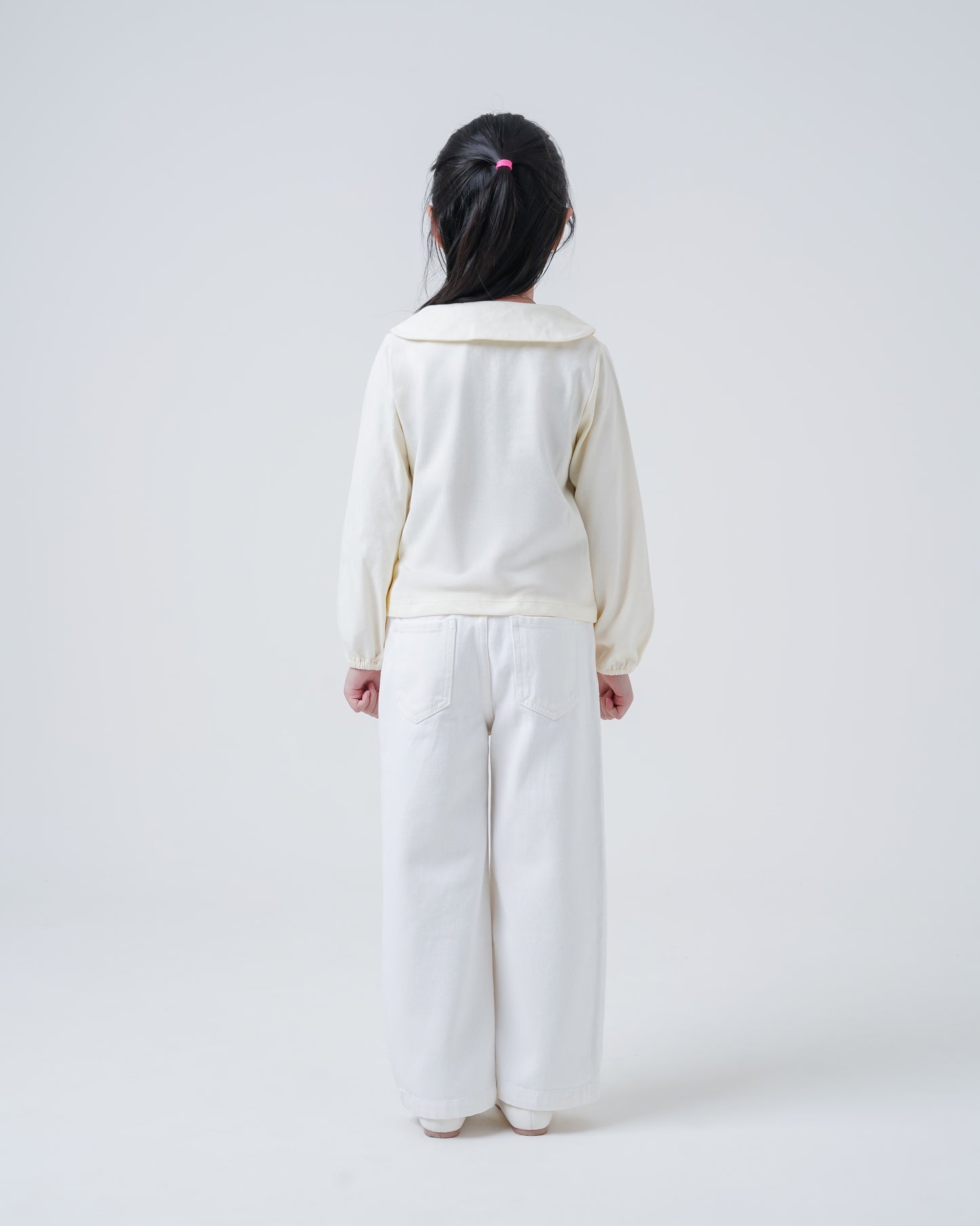 Osella Kids Daniele Ribbon Collar Tee