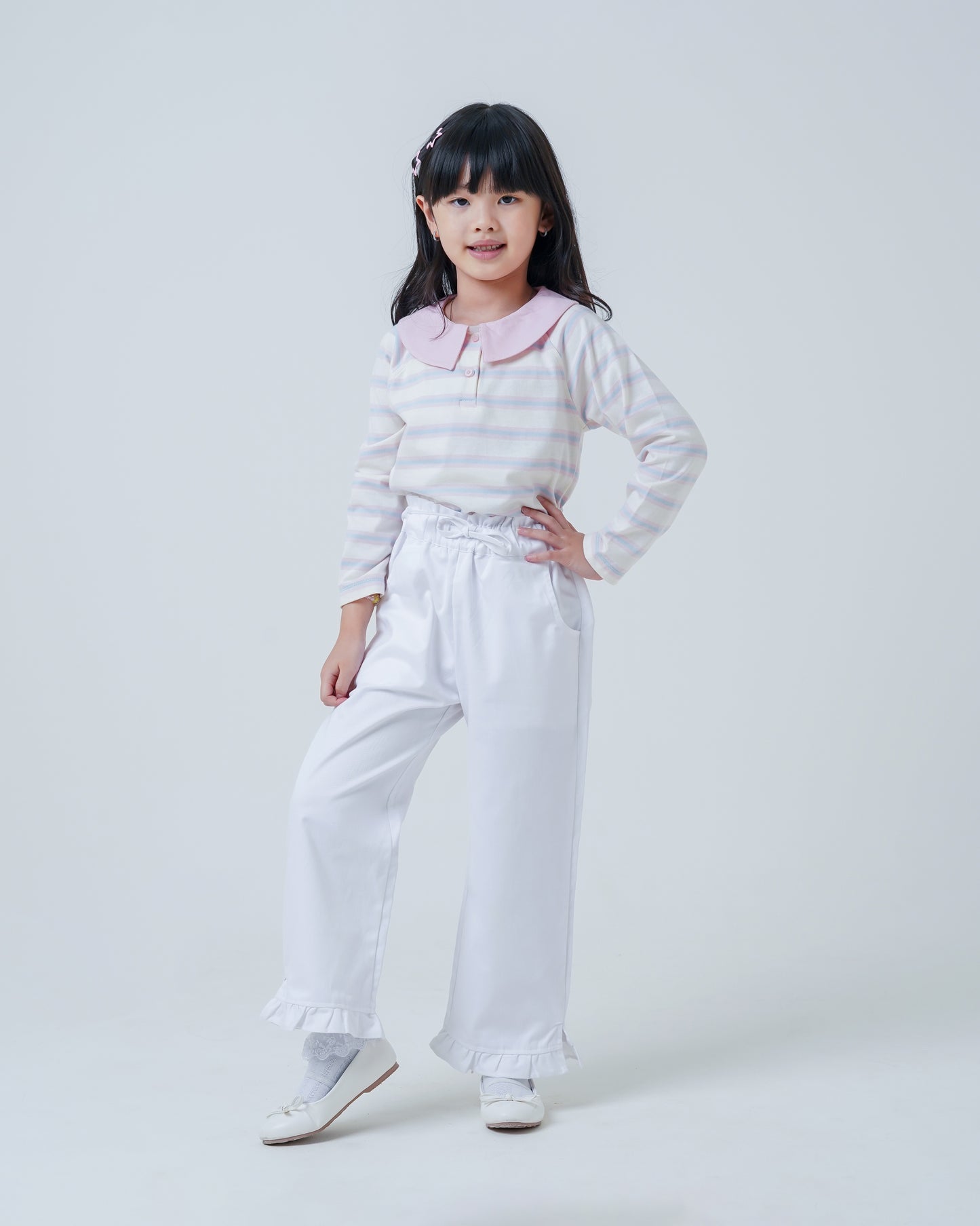 Osella Kids Zoya Ruffle Long Pants