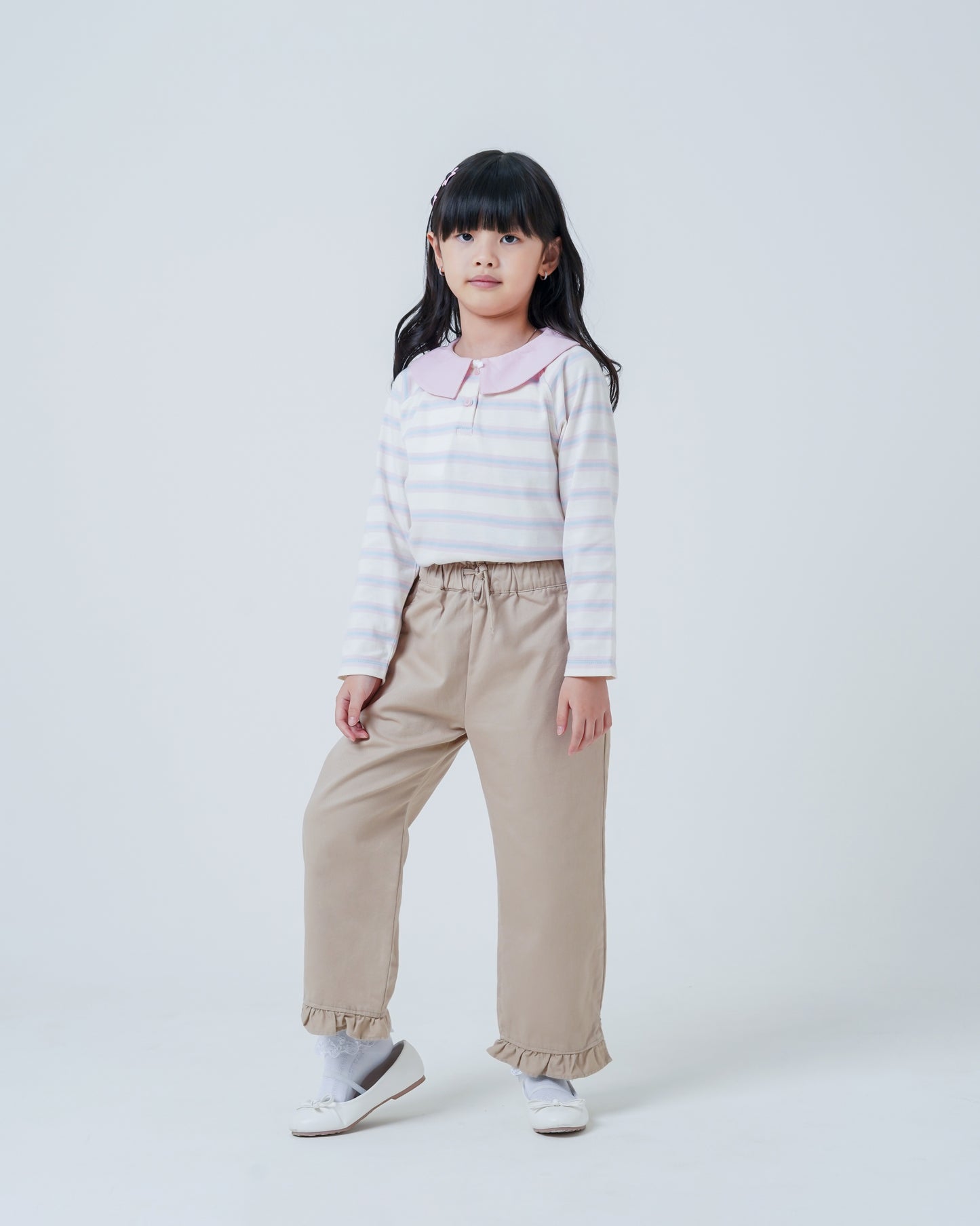 Osella Kids Zoya Ruffle Long Pants