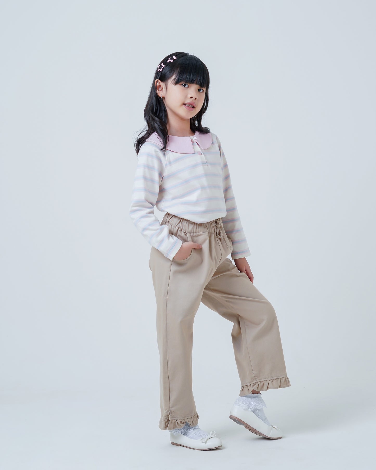 Osella Kids Zoya Ruffle Long Pants