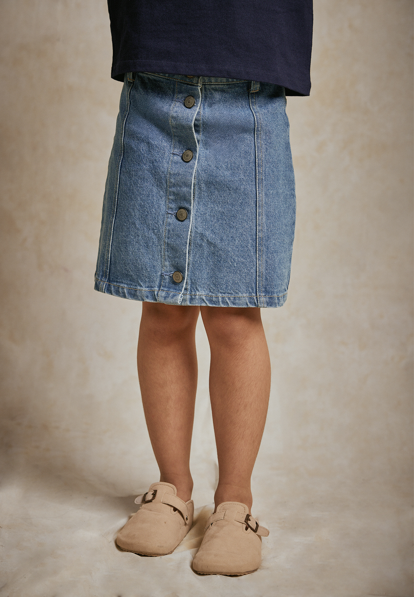 Osella Kids Kia Denim Short Skirt