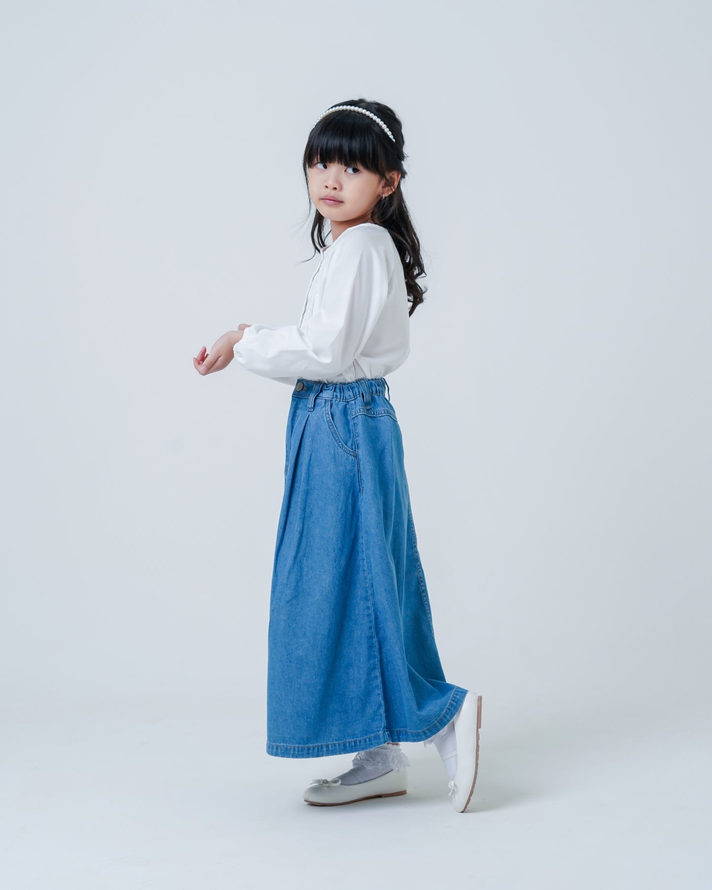 Osella Kids Melissa Denim Skirt