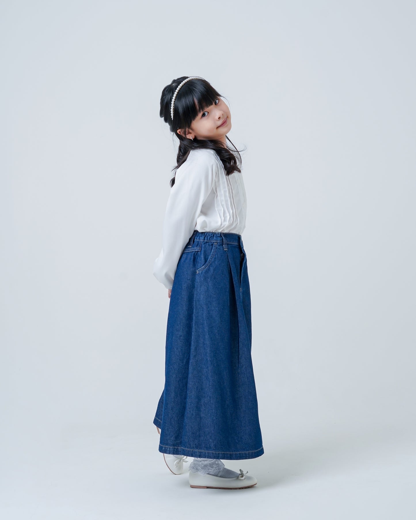 Osella Kids Melissa Denim Skirt
