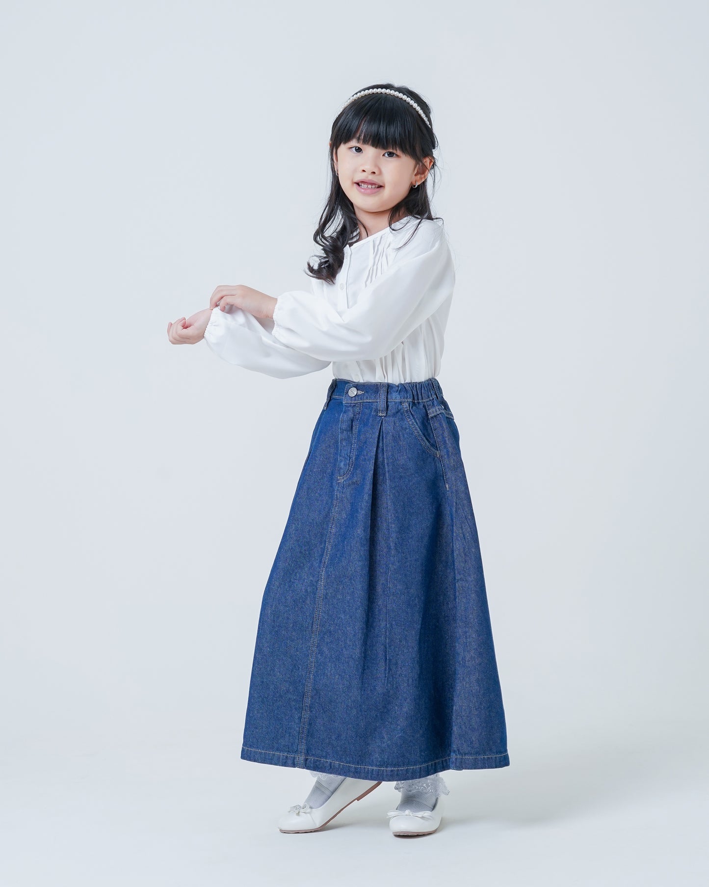 Osella Kids Melissa Denim Skirt