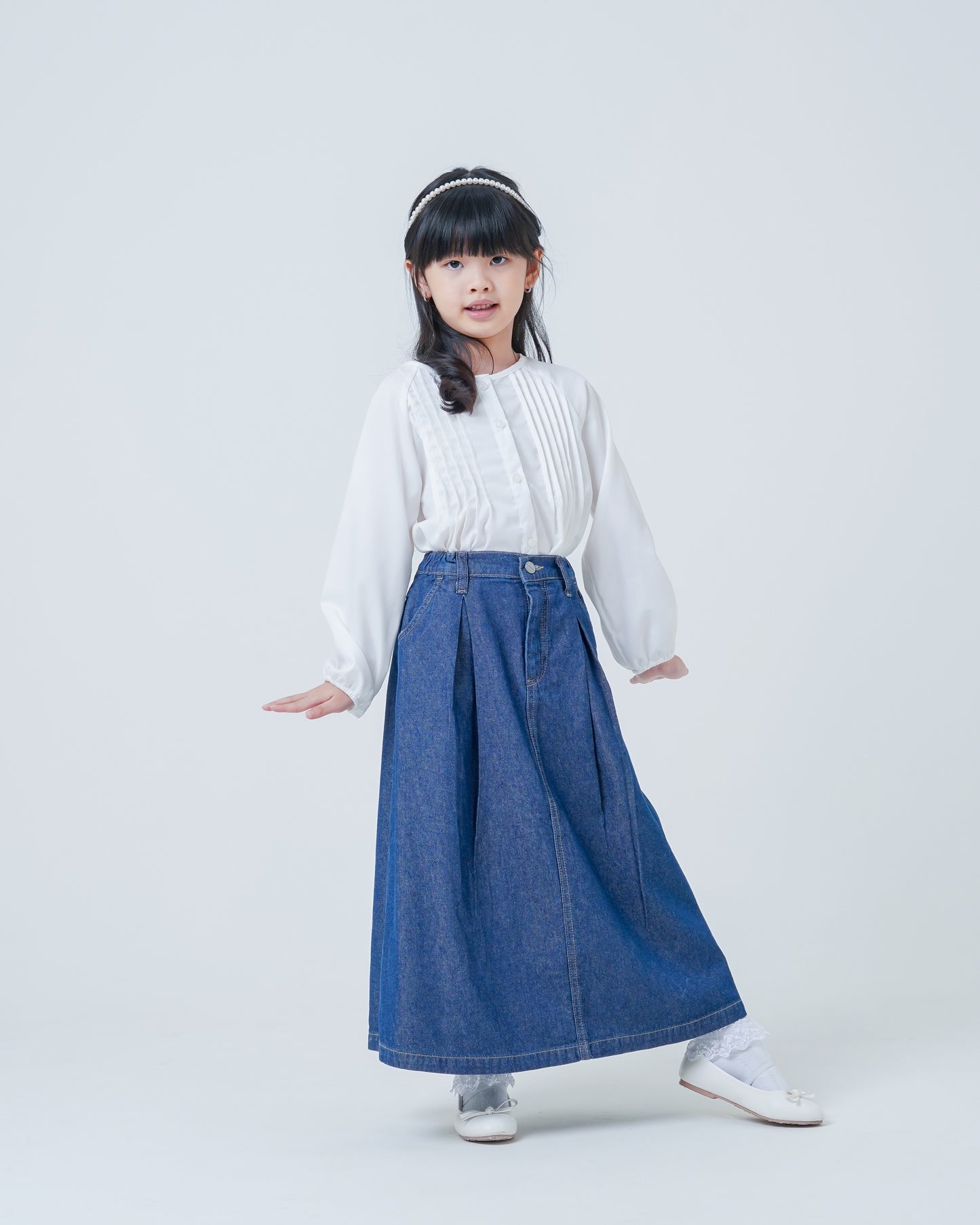 Osella Kids Melissa Denim Skirt