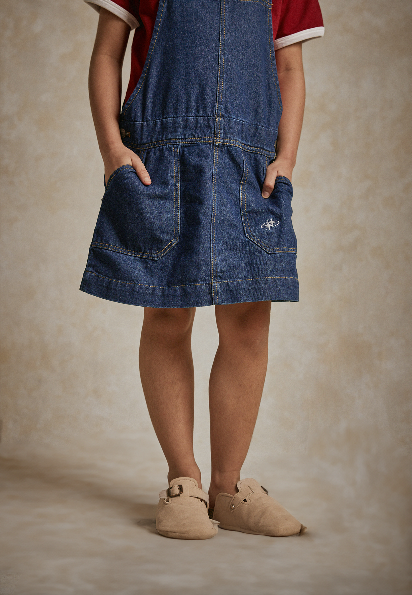 Osella Kids Jetta Overall Raw Denim