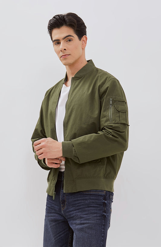 Osella Bomber Ripstop Jacket With Woven Living 20615002