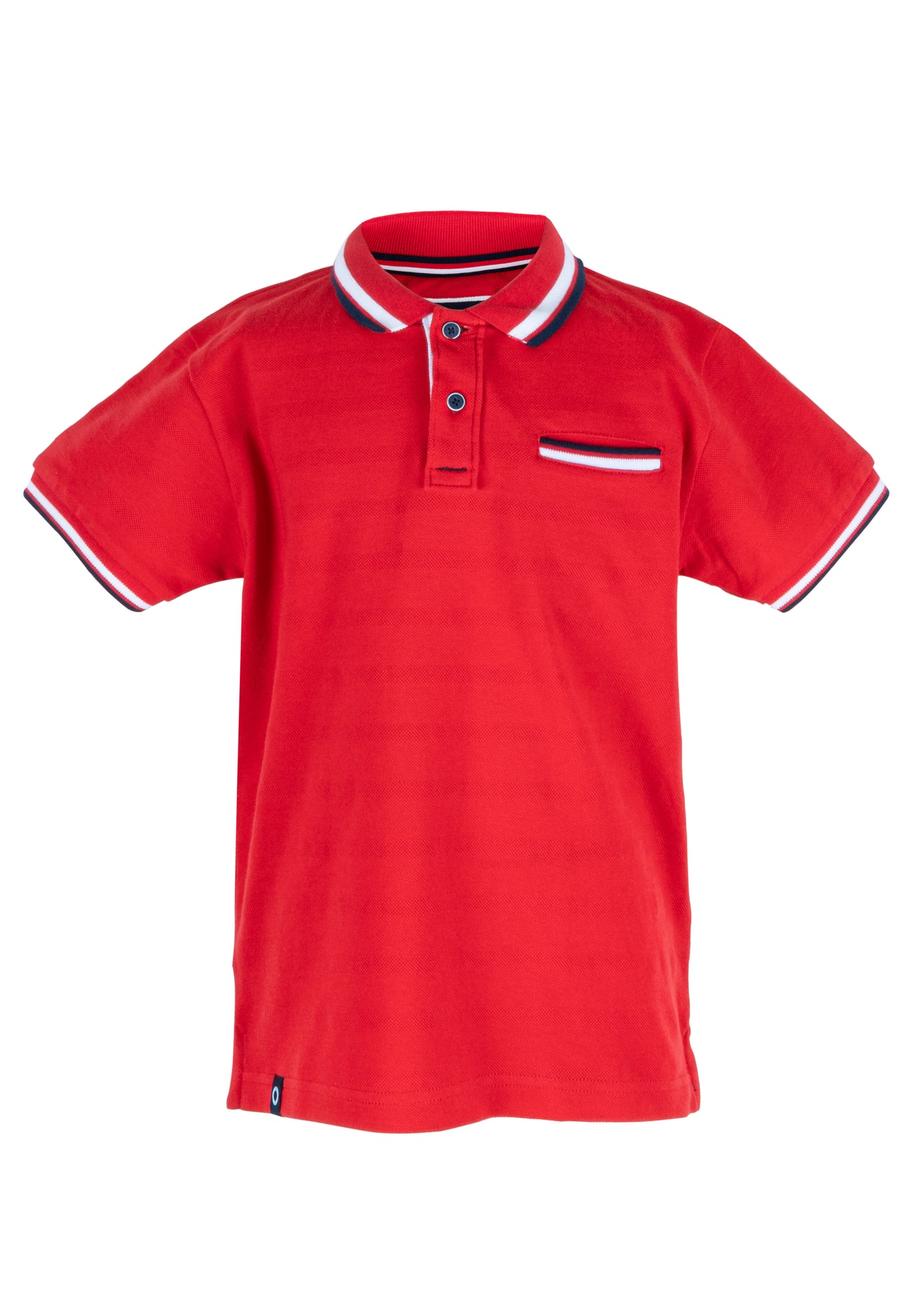 Osella Kids Independence Regular Polo Shirt With Striped Collar