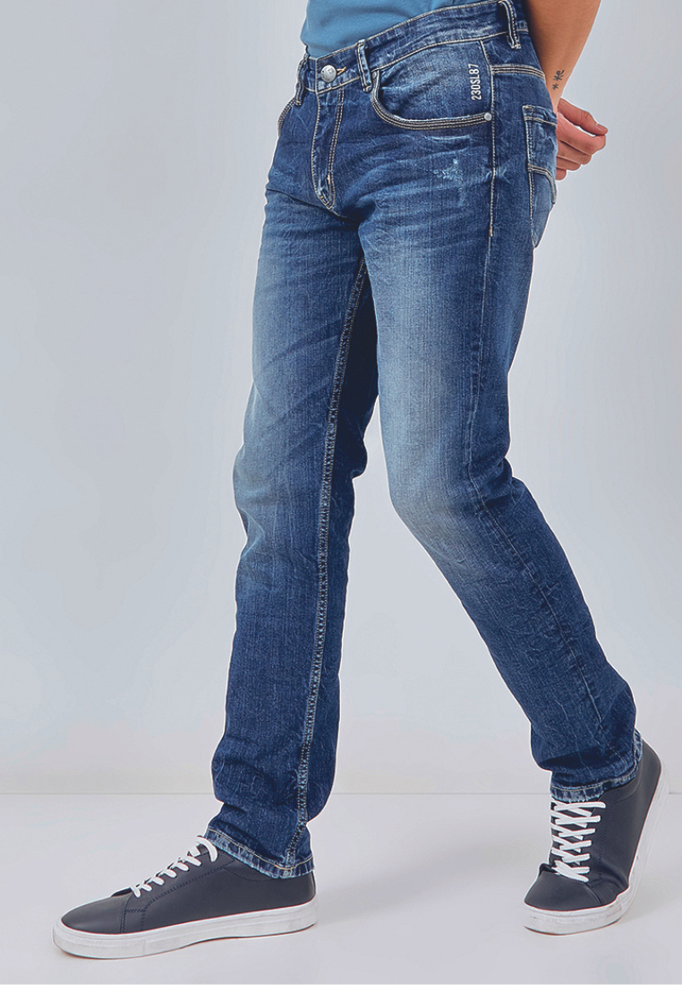 Osella Norris Slim Fit Jeans in Medium Wash