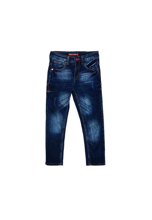 Osella Kids Lunar Series Slim Fit Jeans in Medium Blue