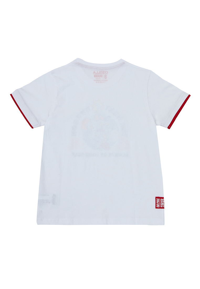 Osella Kids Lunar Dragon Regular Graphic T-Shirt in White
