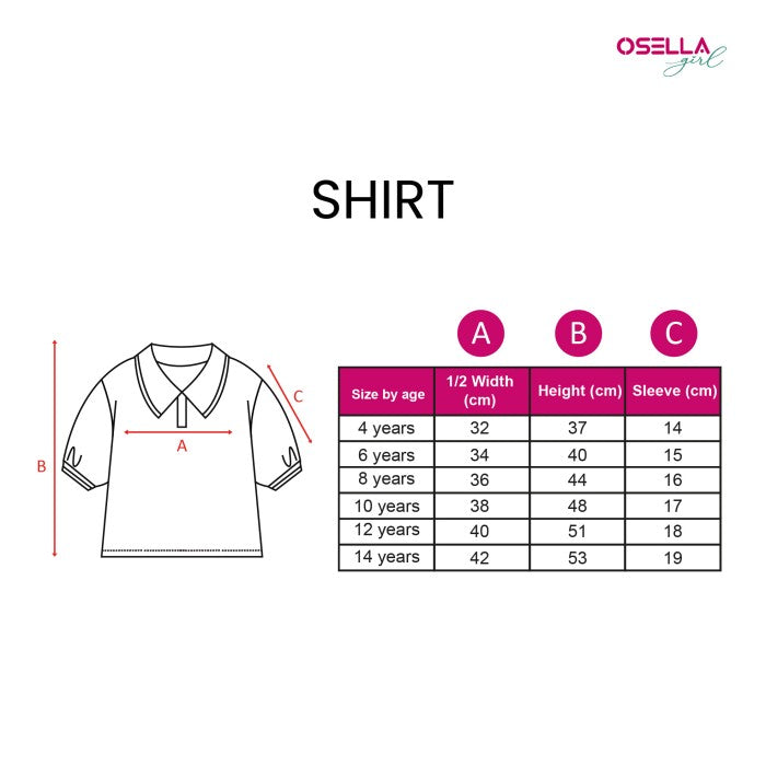 Osella Solid Collared Ribbon Shirt In Red 2336500