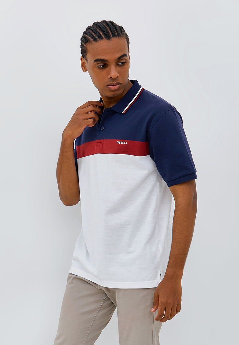 Osella Colorblock Polo Shirt