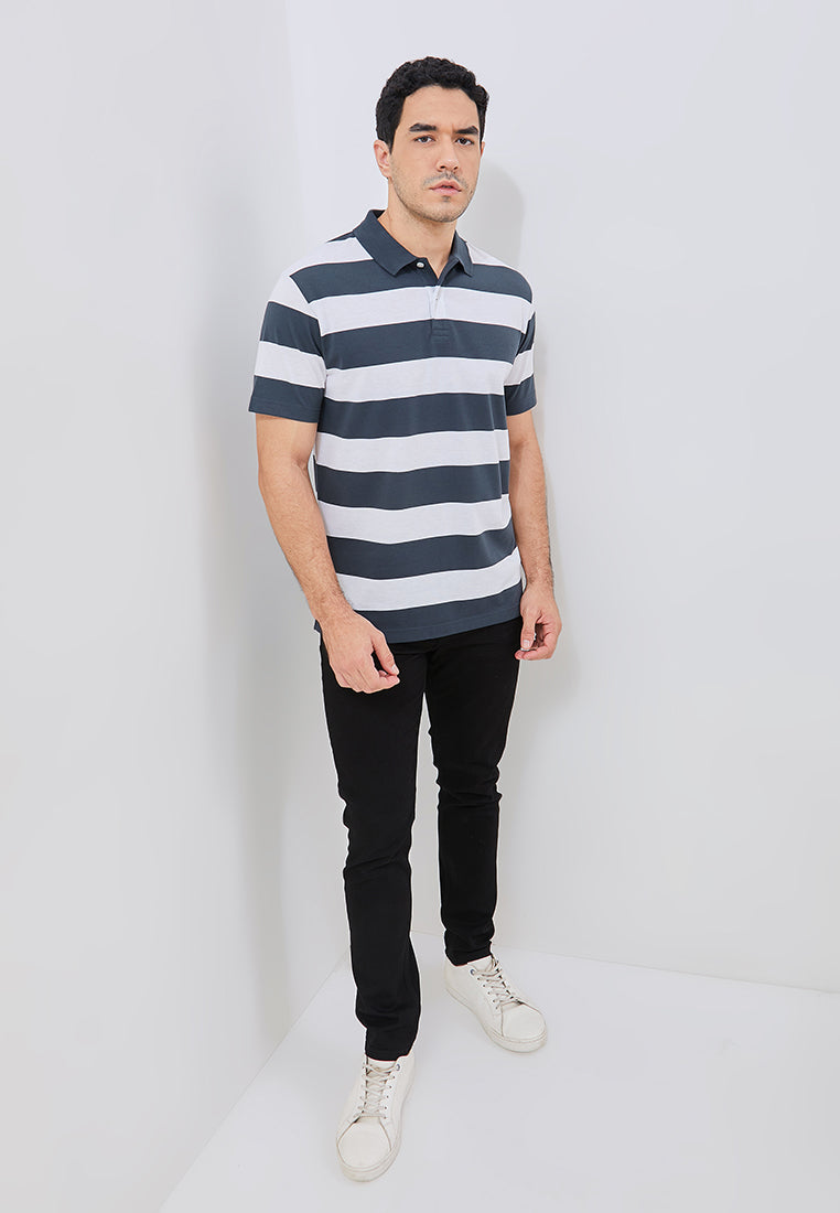Osella Stripe Polo Shirt