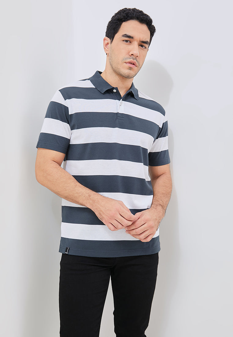 Osella Stripe Polo Shirt