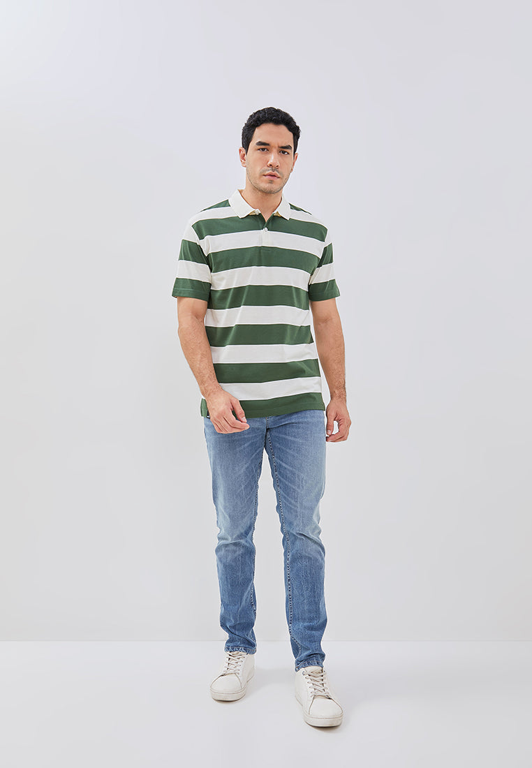 Osella Stripe Polo Shirt